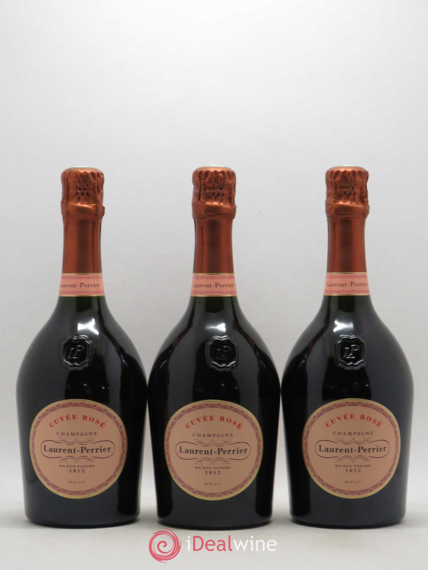 Rosé Brut Laurent Perrier - Lot de 3 bouteilles - 0