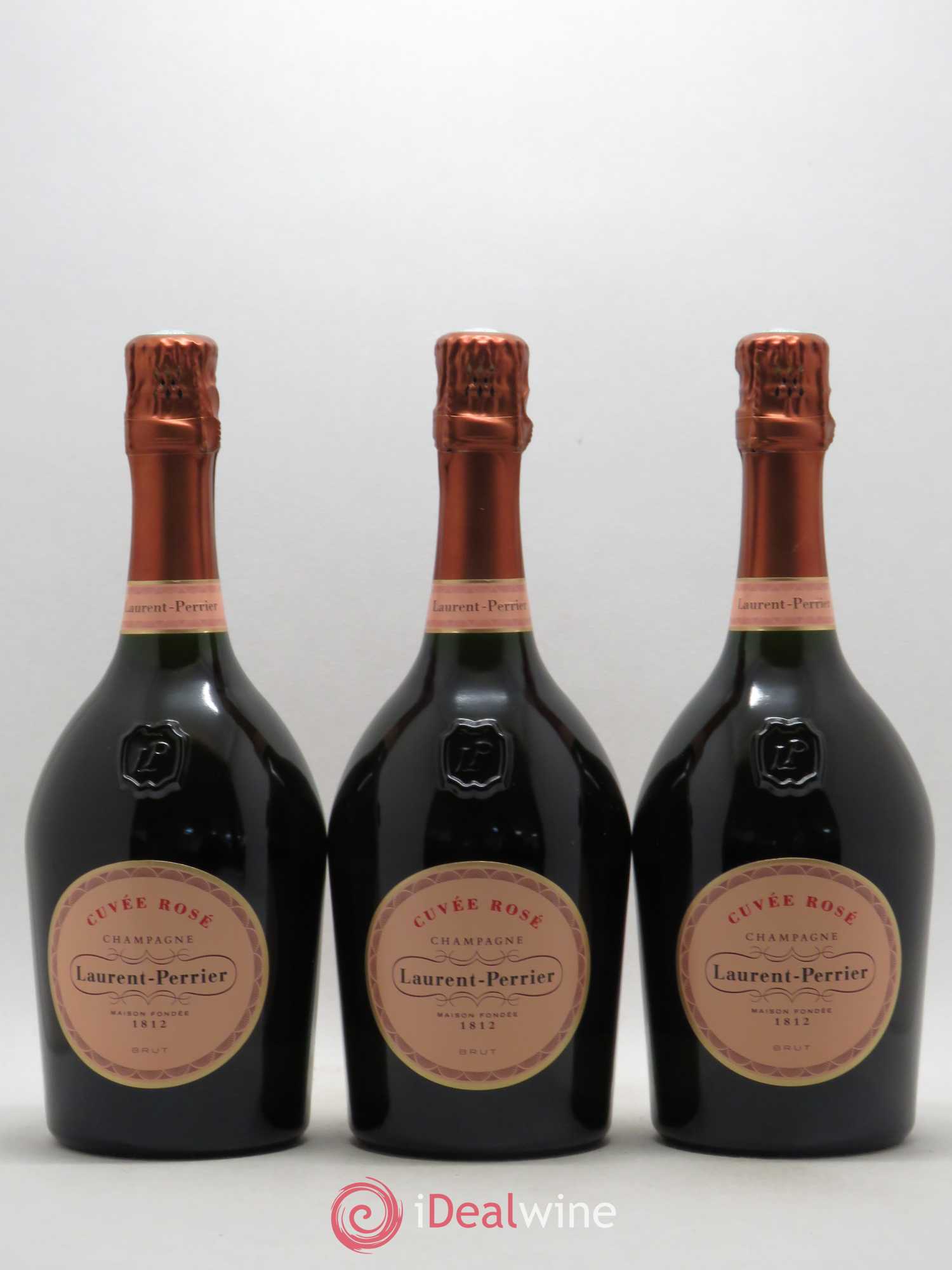 Rosé Brut Laurent Perrier - Lot de 3 bouteilles - 0