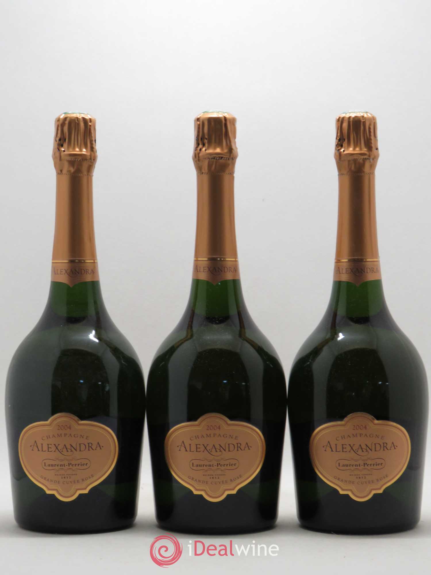 Cuvée Alexandra Laurent Perrier 2004 - Lot de 3 bouteilles - 0
