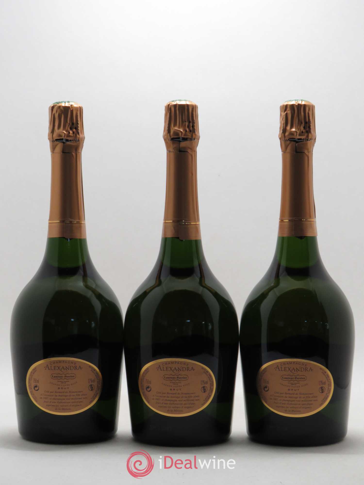 Cuvée Alexandra Laurent Perrier 2004 - Lot de 3 bouteilles - 1