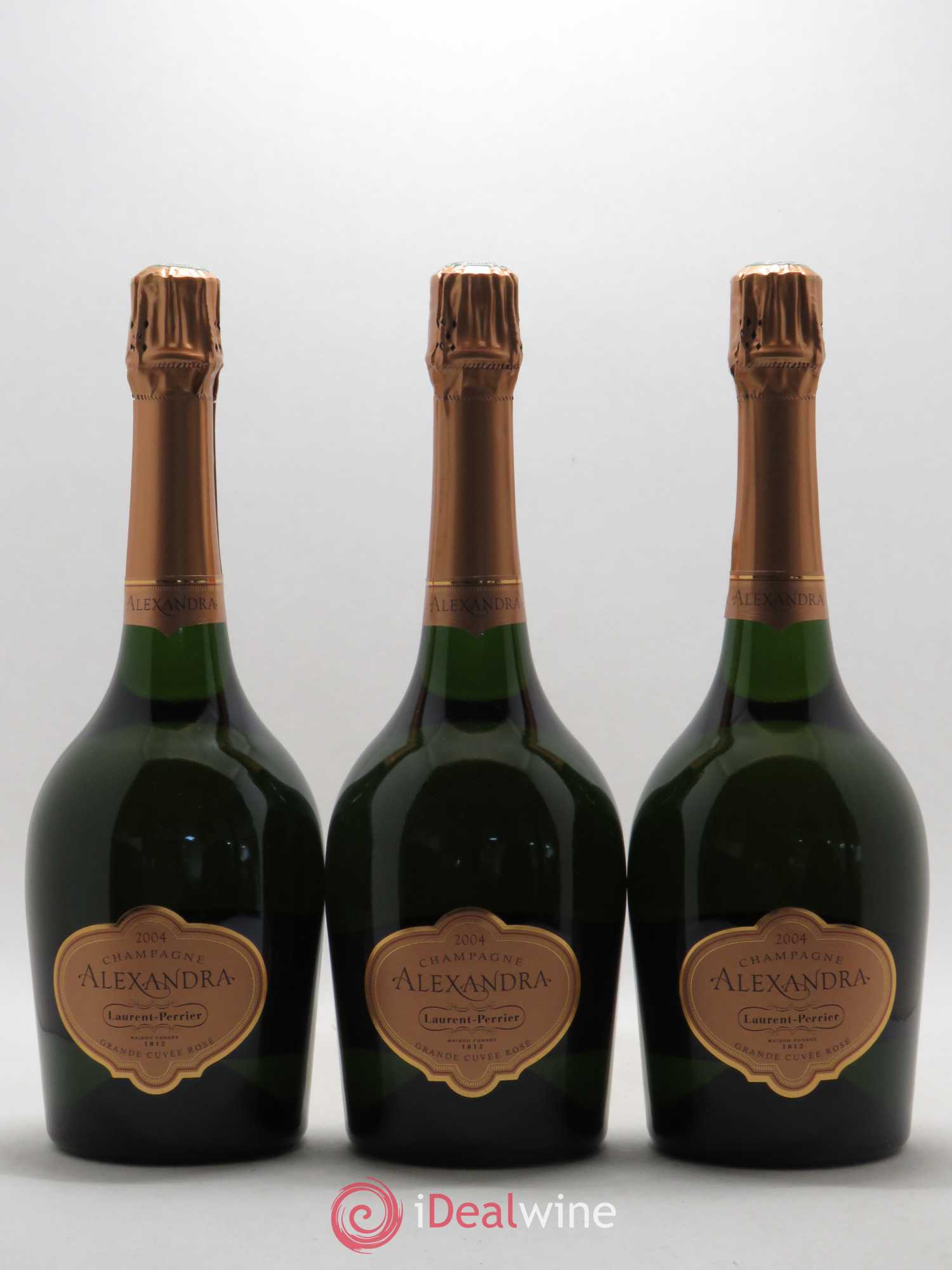Cuvée Alexandra Laurent Perrier 2004 - Lot de 3 bouteilles - 0