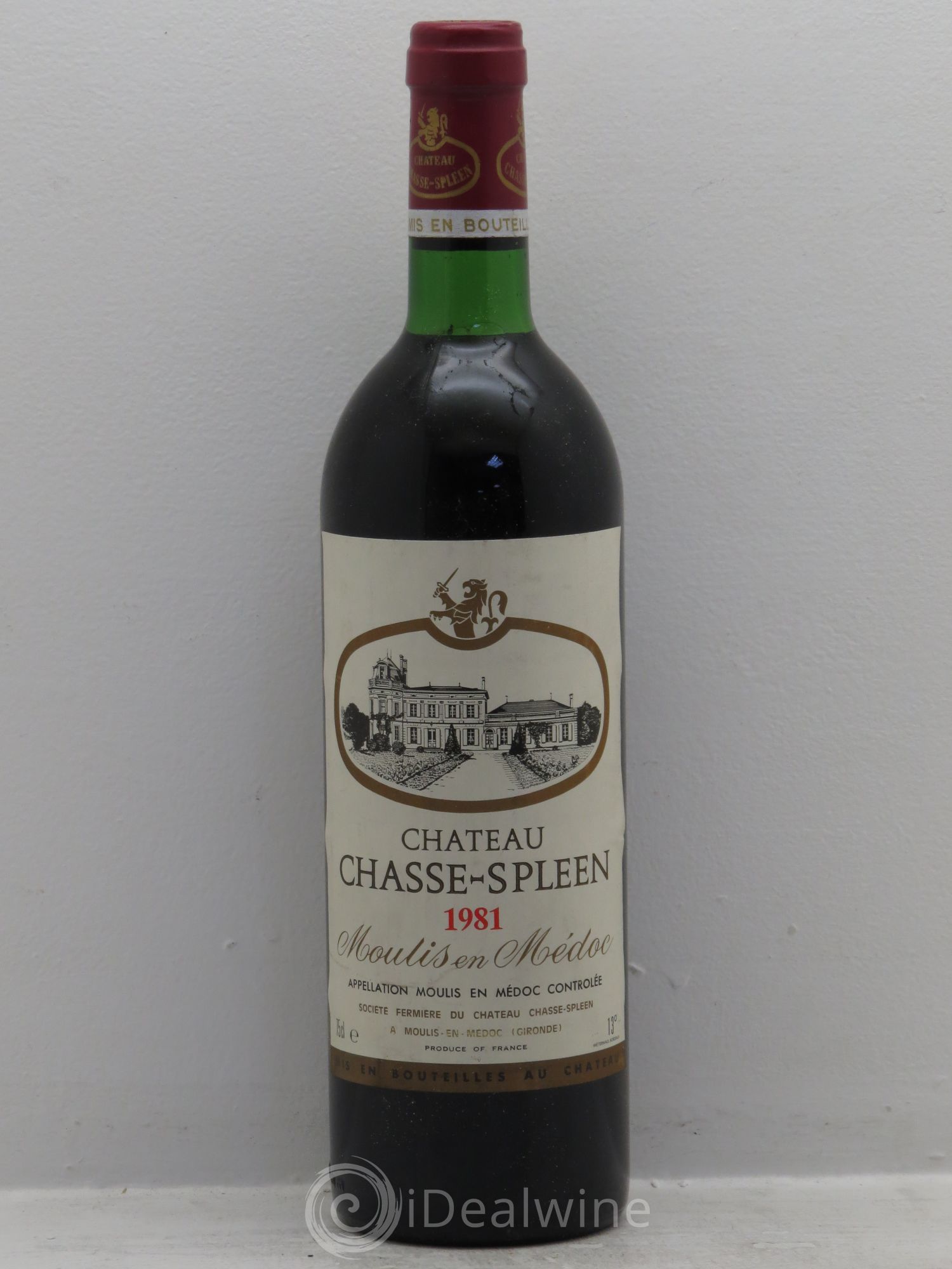 Château Chasse Spleen 1981 - Lot de 1 bouteille - 0