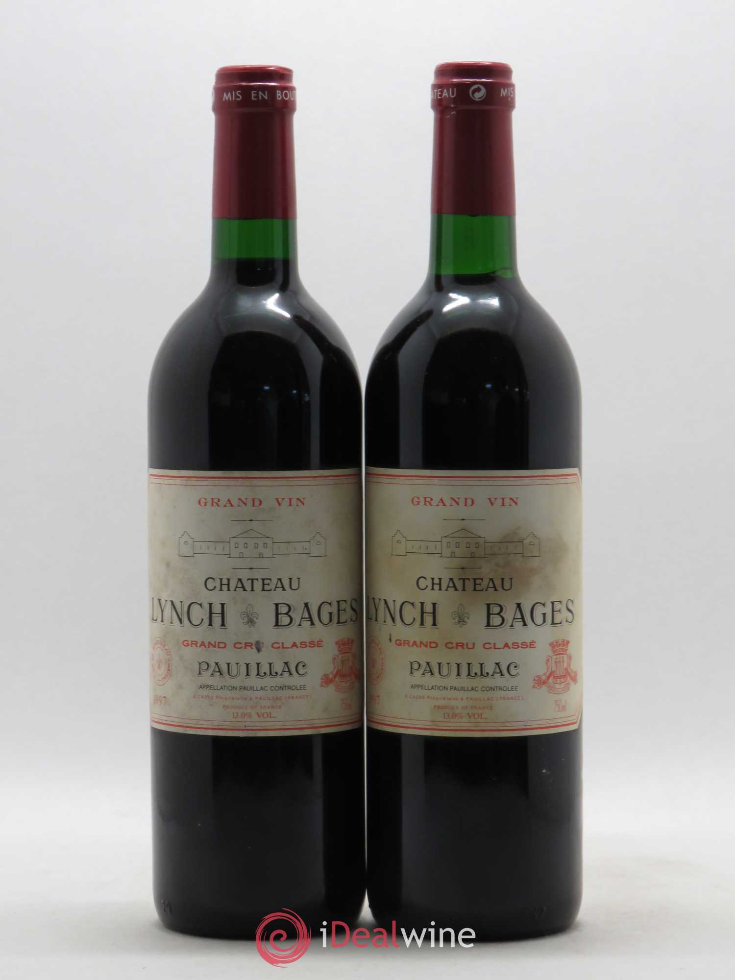 Château Lynch Bages 5ème Grand Cru Classé 1997 - Lot de 2 bouteilles - 0