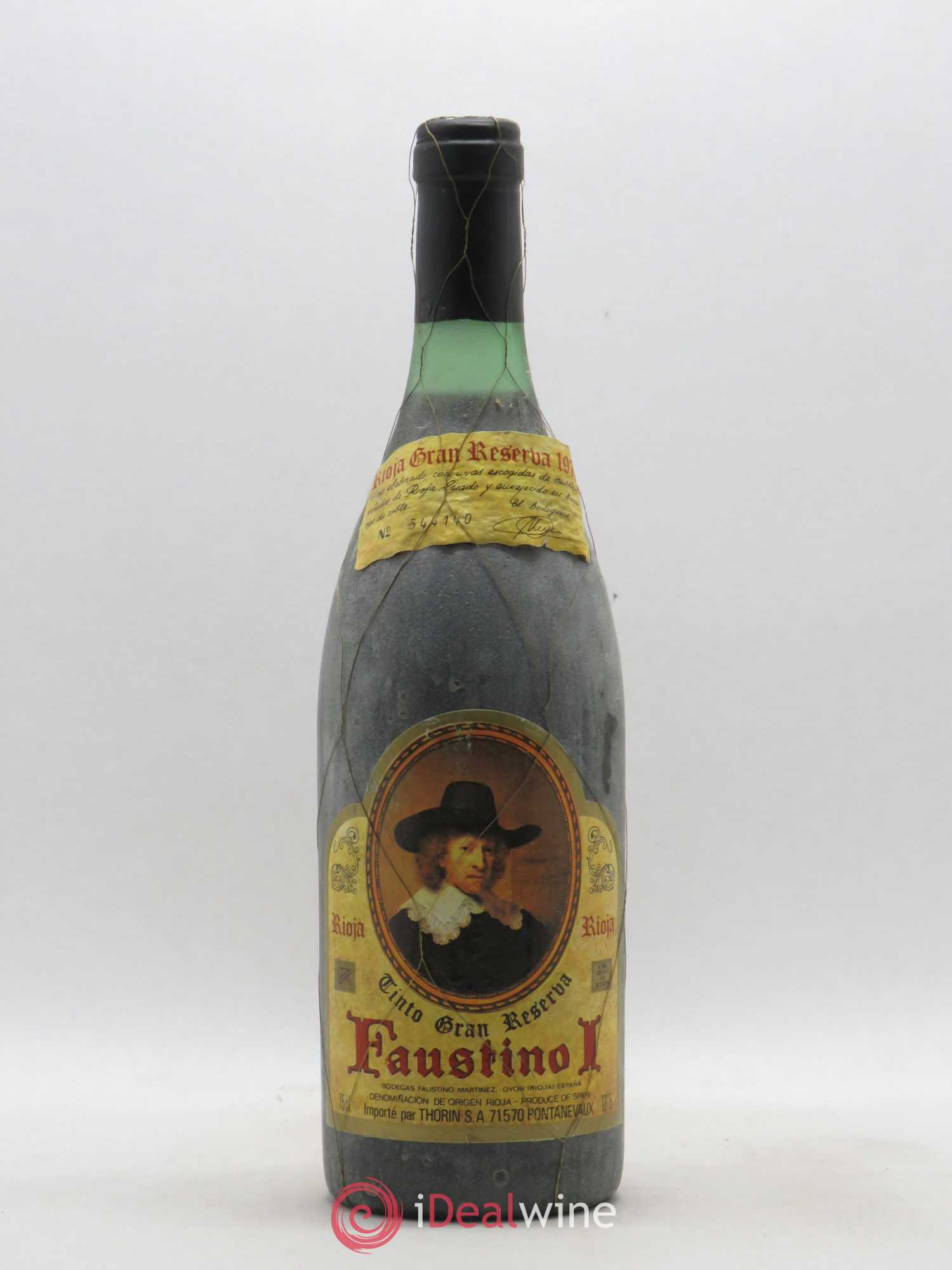 Rioja DOCA Faustino I Tinto Gran Reserva 1976 - Posten von 1 Flasche - 0