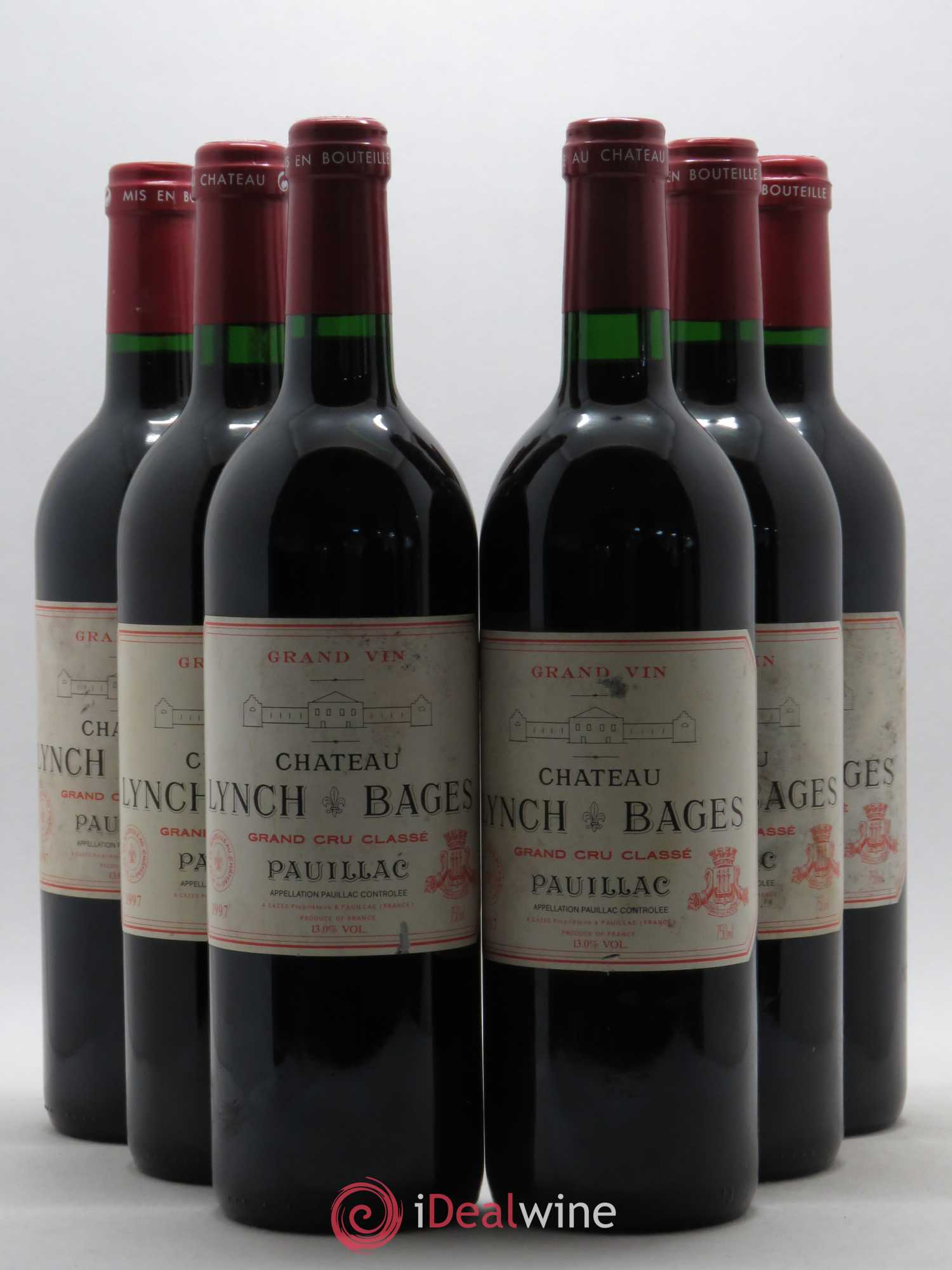 Château Lynch Bages 5ème Grand Cru Classé (sans prix de réserve) 1997 - Lot de 6 bouteilles - 0