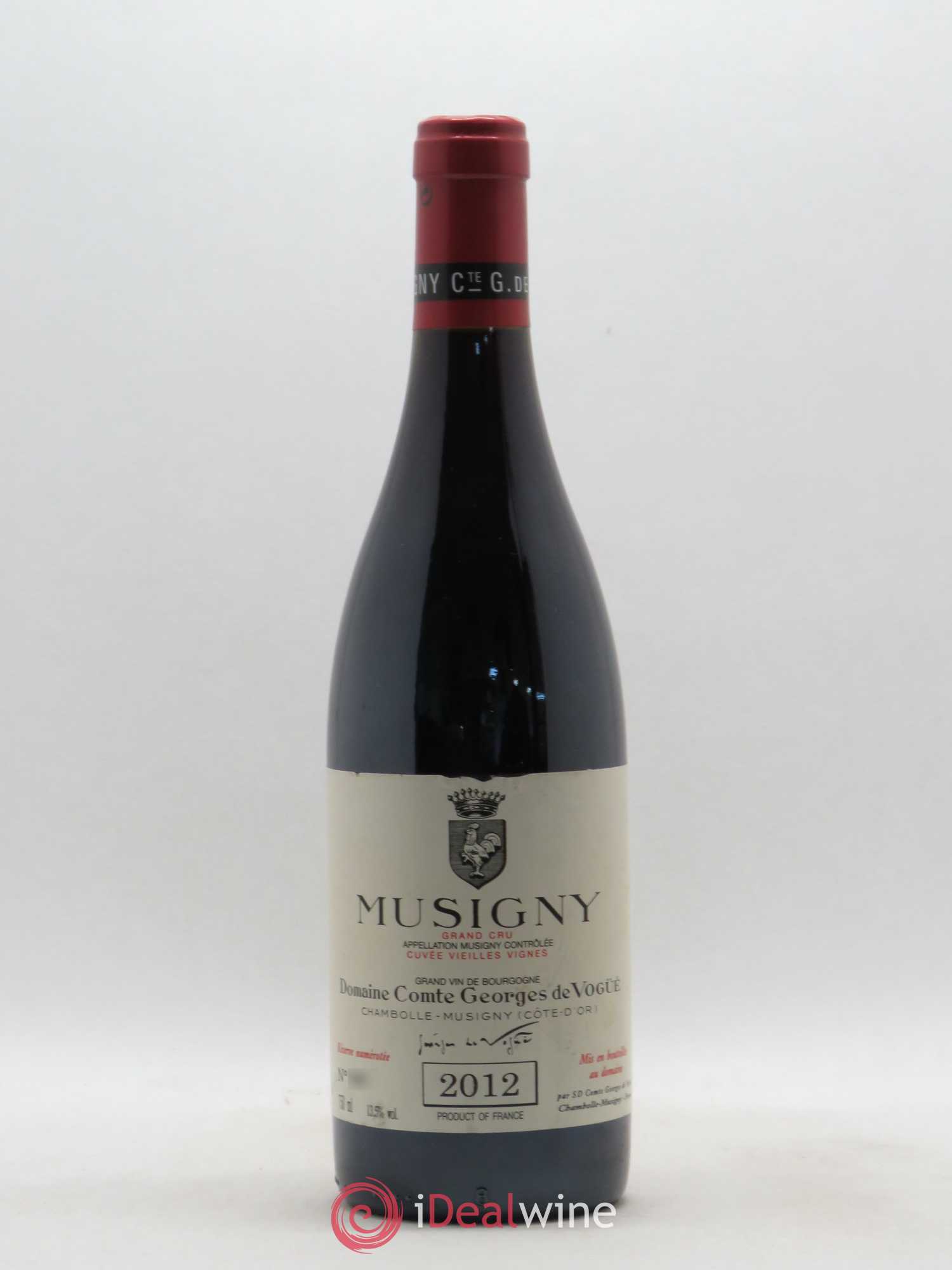 Musigny Grand Cru Cuvée Vieilles Vignes Comte Georges de Vogüé 2012 - Lot de 1 bouteille - 0