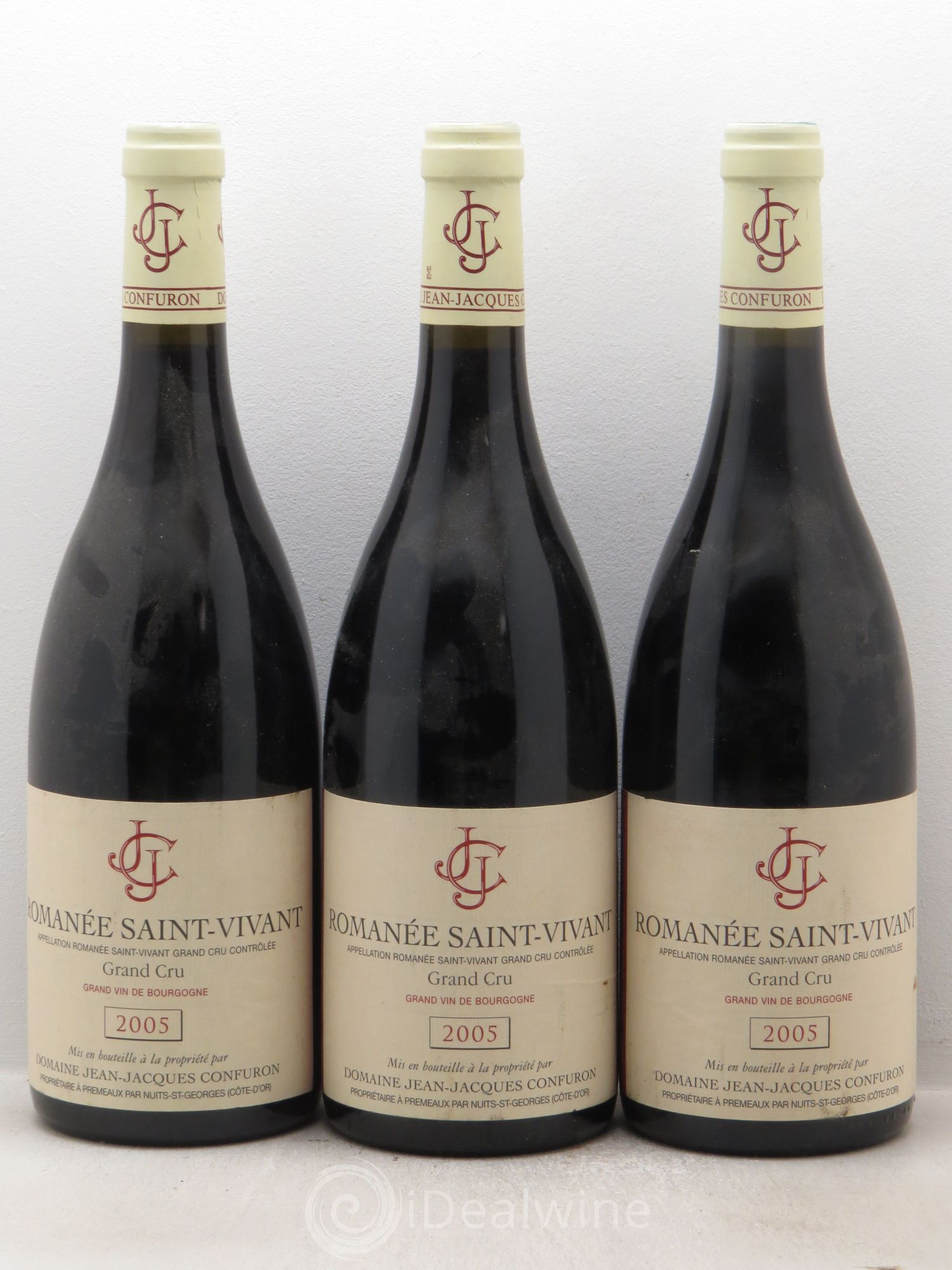 Romanée-Saint-Vivant Grand Cru Jean-Jacques Confuron 2005 - Lot de 3 bouteilles - 0