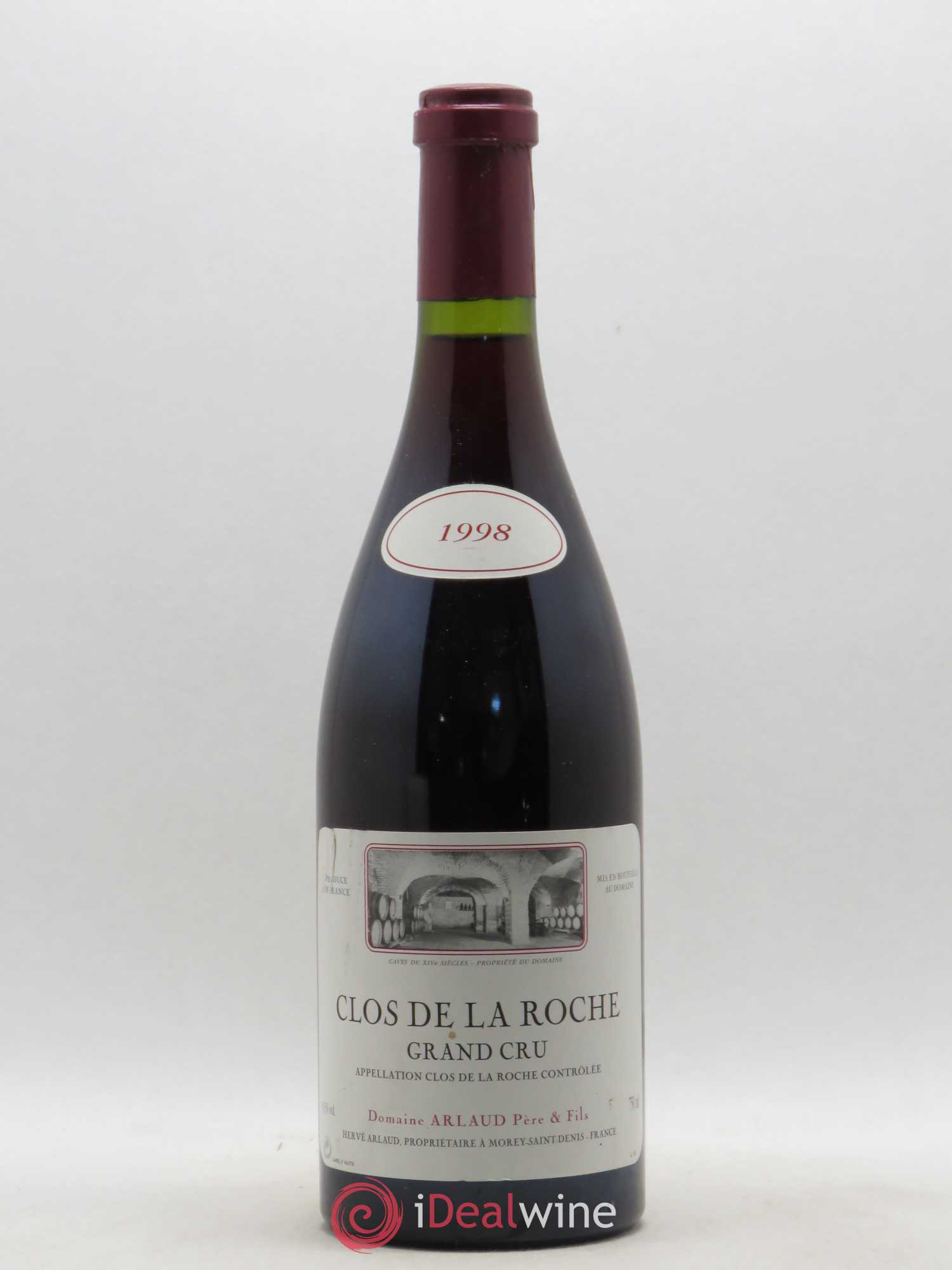 Clos de la Roche Grand Cru Arlaud 1998 - Lot de 1 bouteille - 0