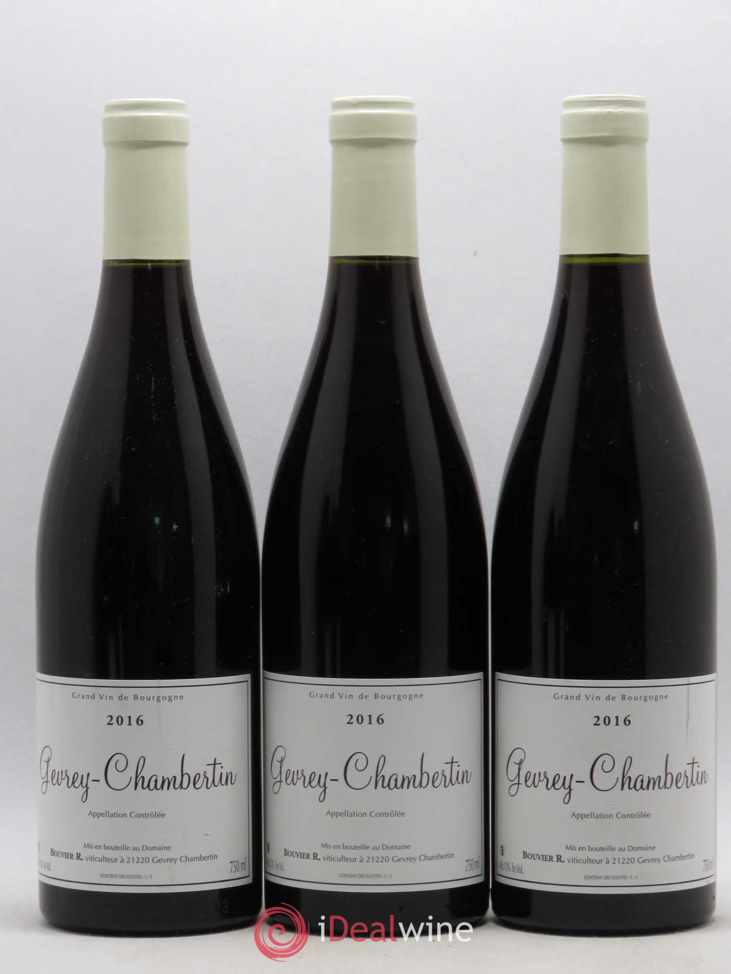 Gevrey-Chambertin René Bouvier 2016 - Lot de 6 bouteilles - 1