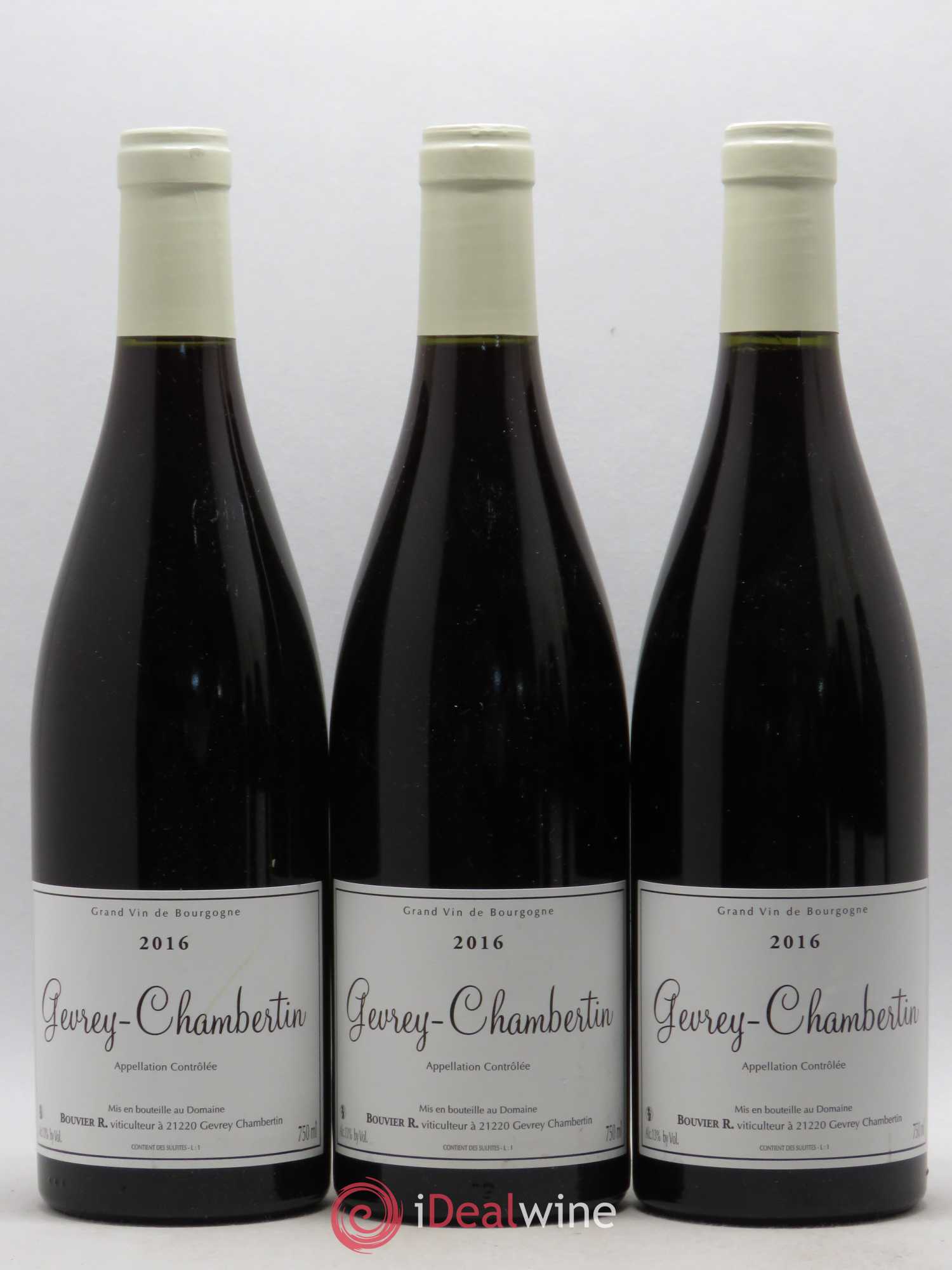Gevrey-Chambertin René Bouvier 2016 - Lot de 6 bouteilles - 2