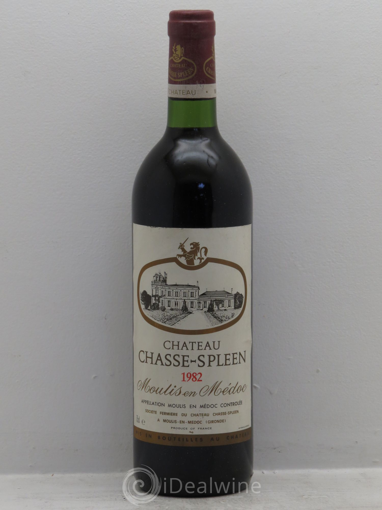 Château Chasse Spleen 1982 - Lot de 1 bouteille - 0