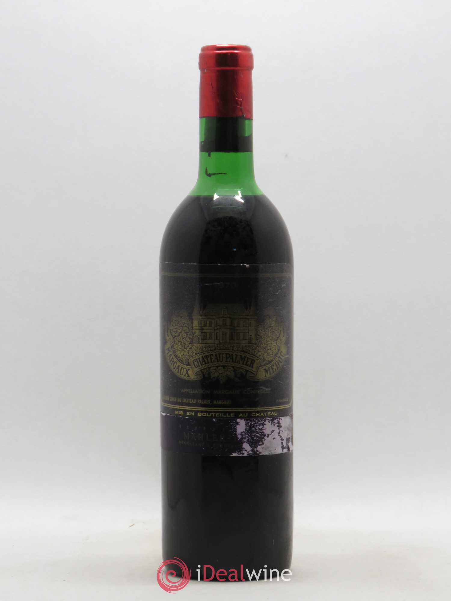 Château Palmer 3ème Grand Cru Classé 1970 - Lot de 1 bouteille - 0