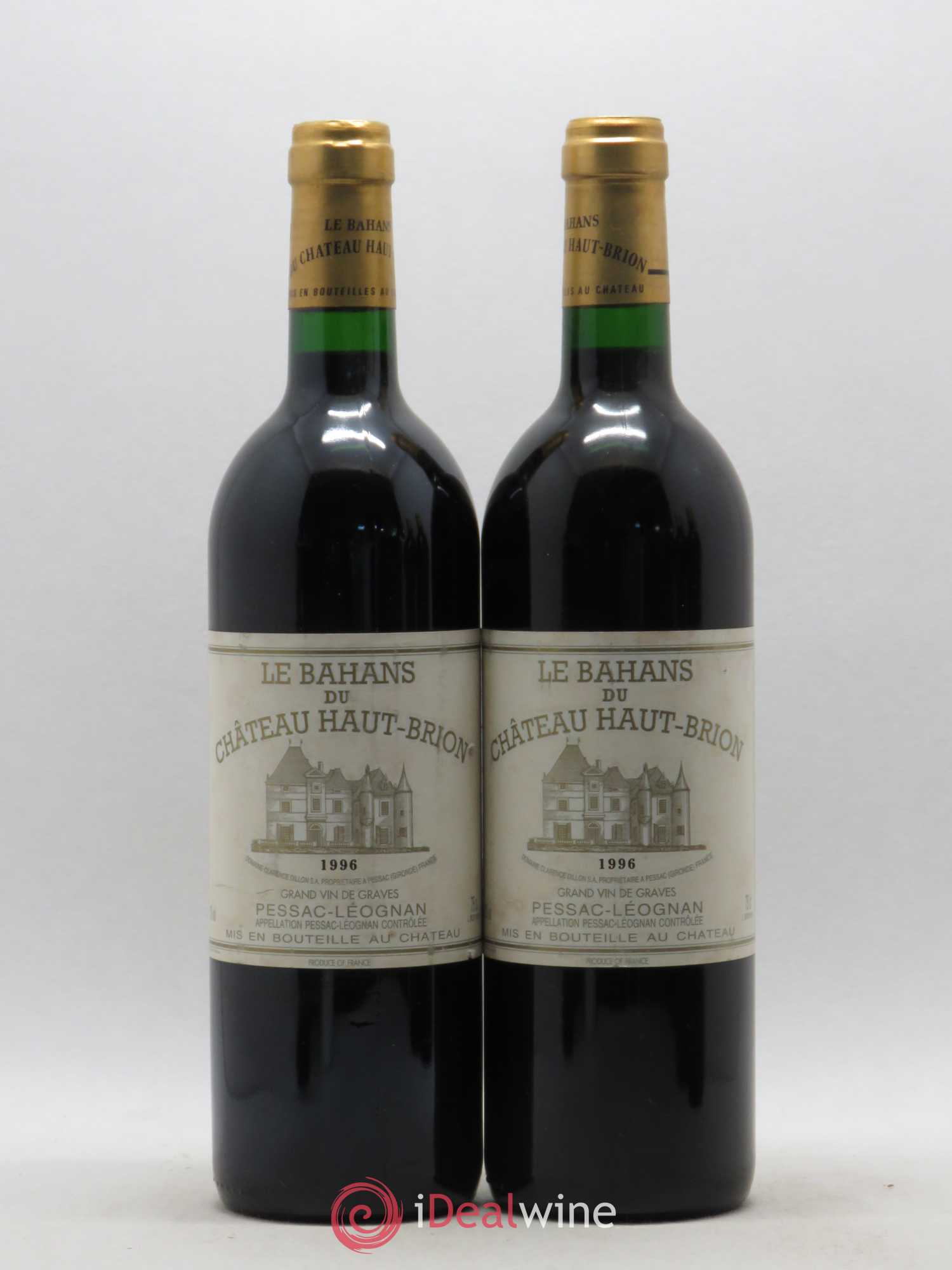 Clarence (Bahans) de Haut-Brion Second Vin 1996 - Lot de 2 bouteilles - 0