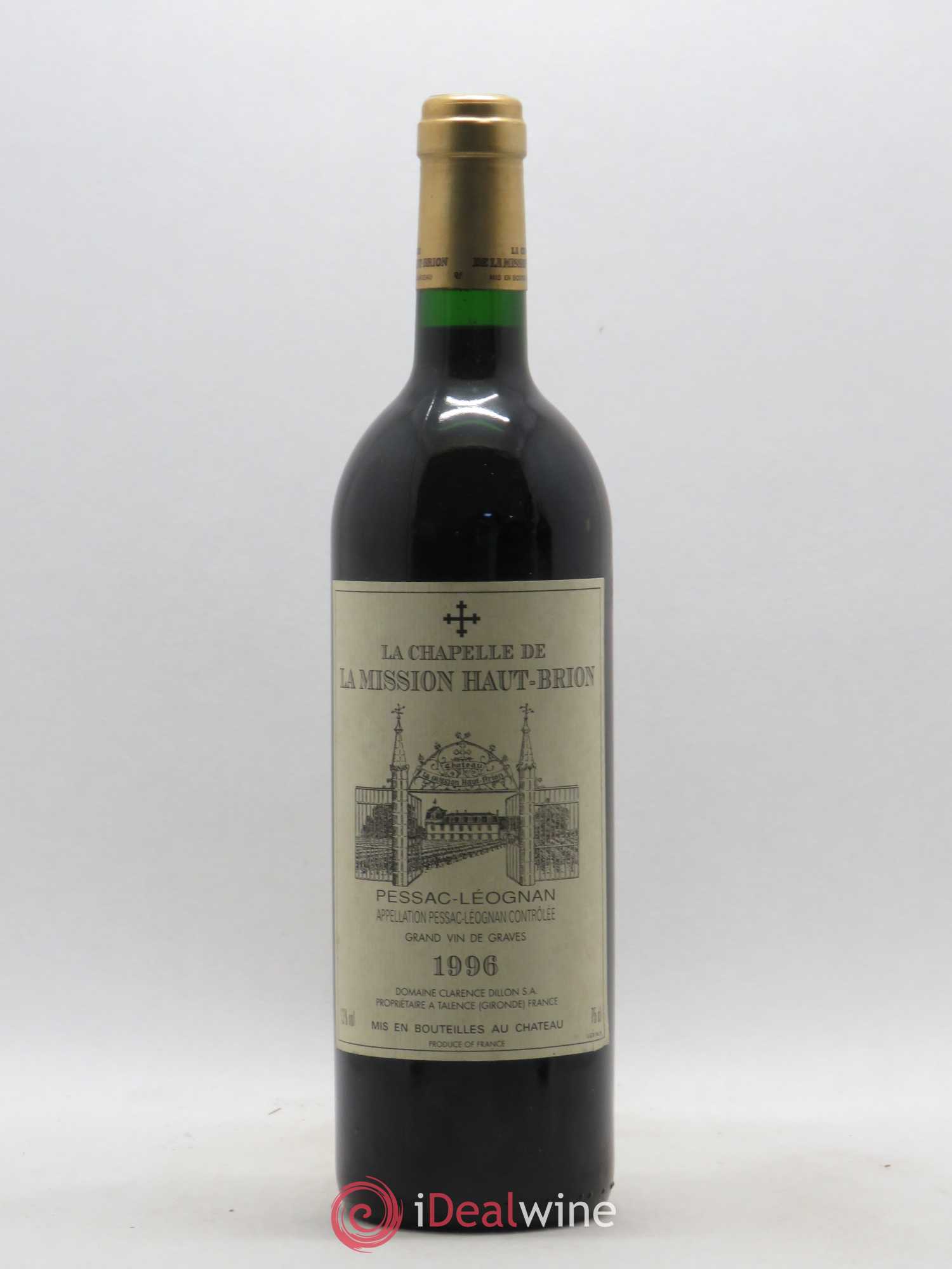 La Chapelle de La Mission Haut-Brion Second Vin 1996 - Lot de 1 bouteille - 0