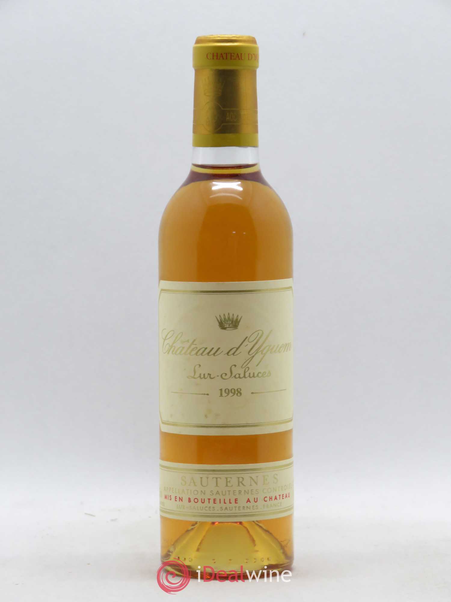 Château d' Yquem 1er Cru Classé Supérieur 1998 - Lotto di 1 mezza bottiglia - 0