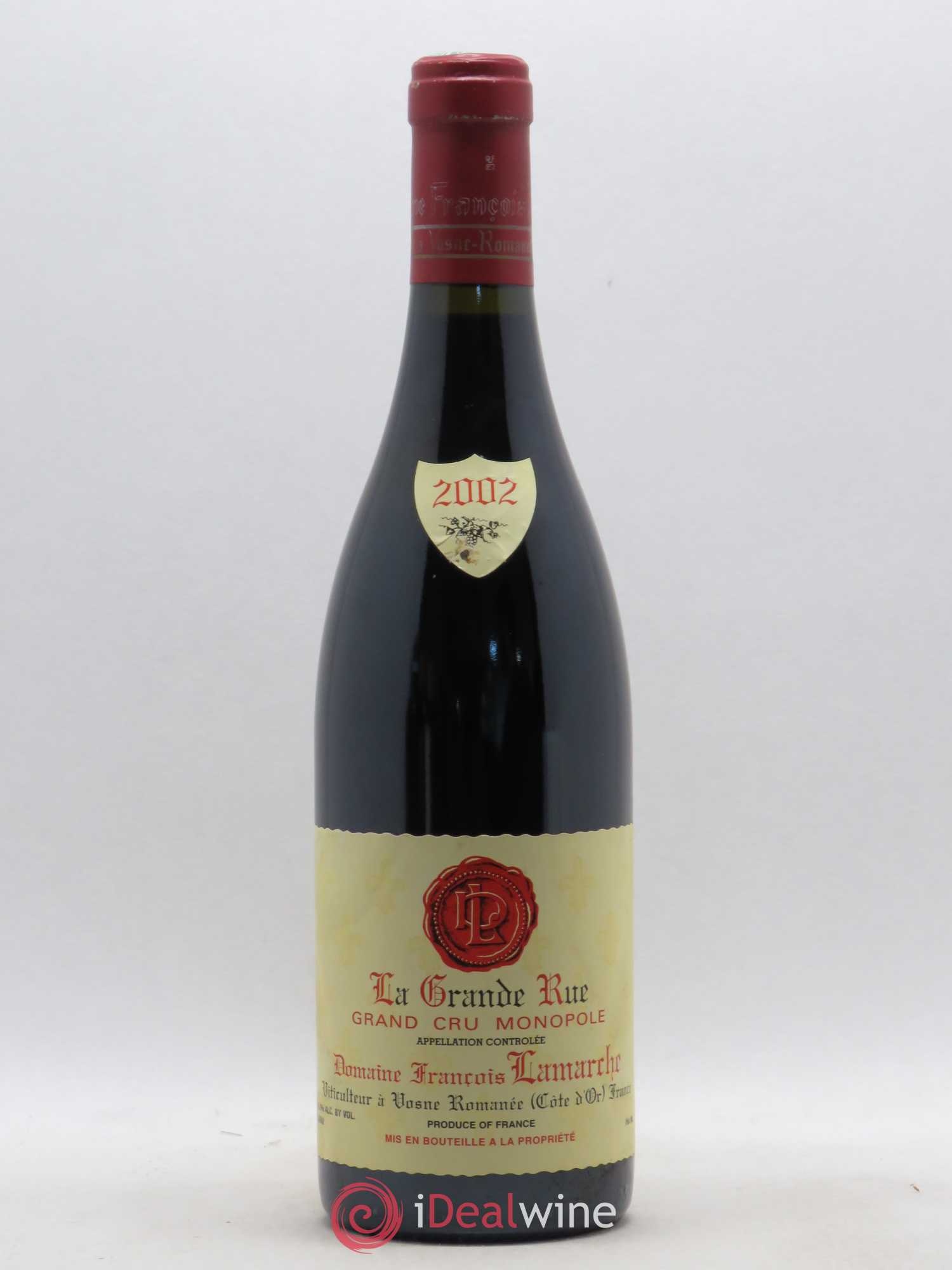 La Grande Rue Grand Cru Lamarche (Domaine) 2002 - Lot de 1 bouteille - 0
