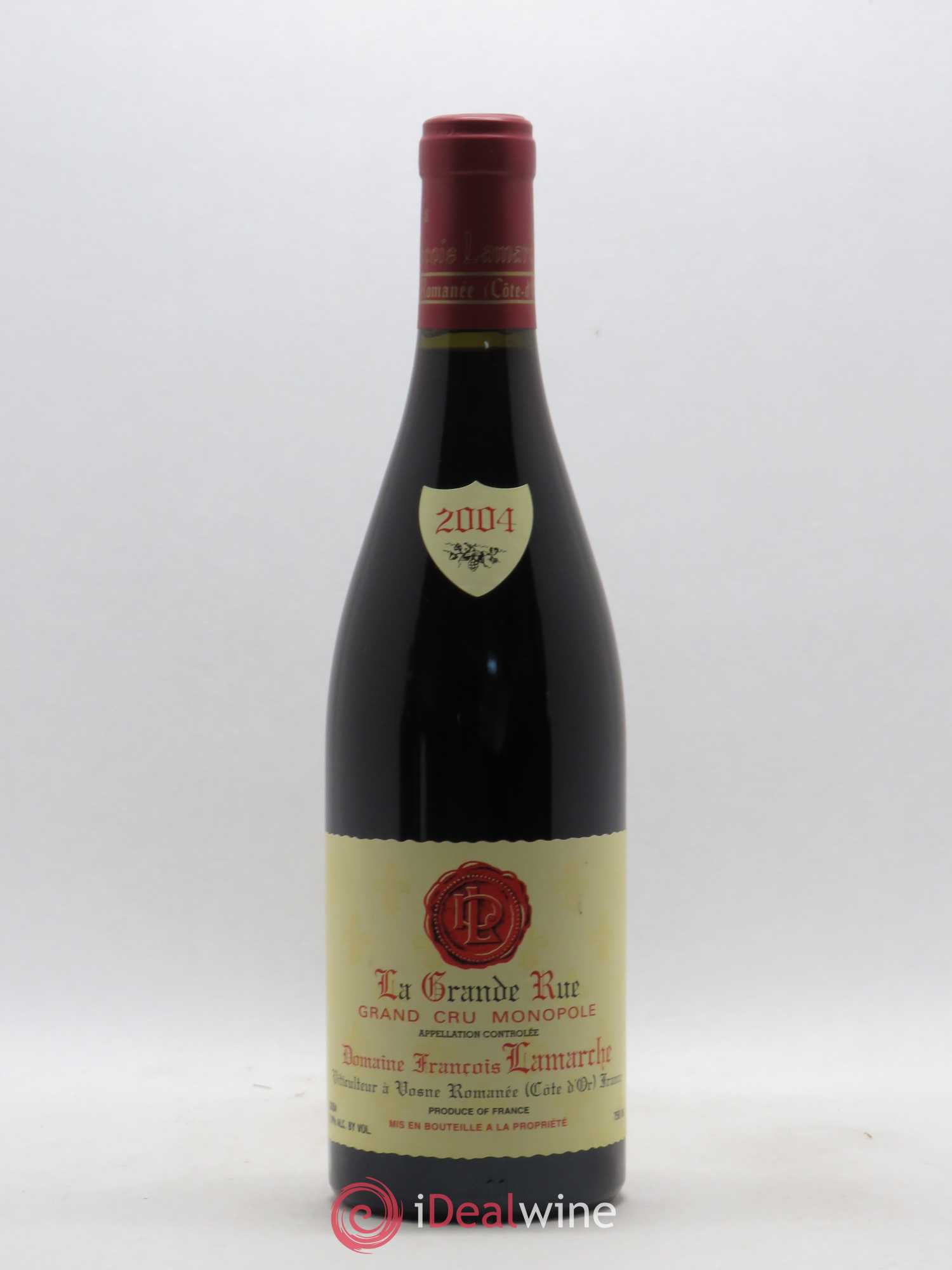 La Grande Rue Grand Cru Lamarche (Domaine) 2004 - Lot de 1 bouteille - 0