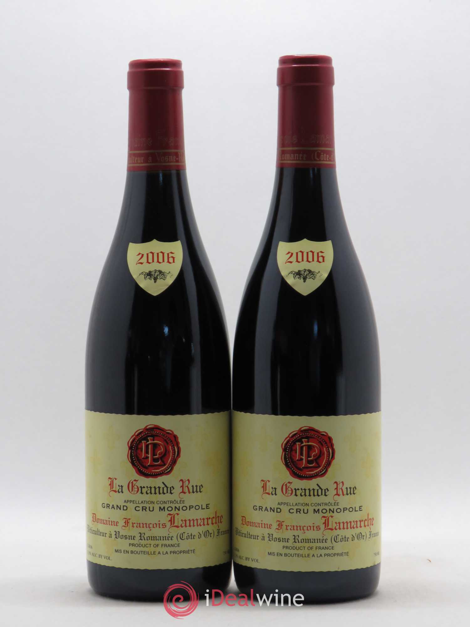 La Grande Rue Grand Cru Lamarche (Domaine) 2006 - Lot de 2 bouteilles - 0