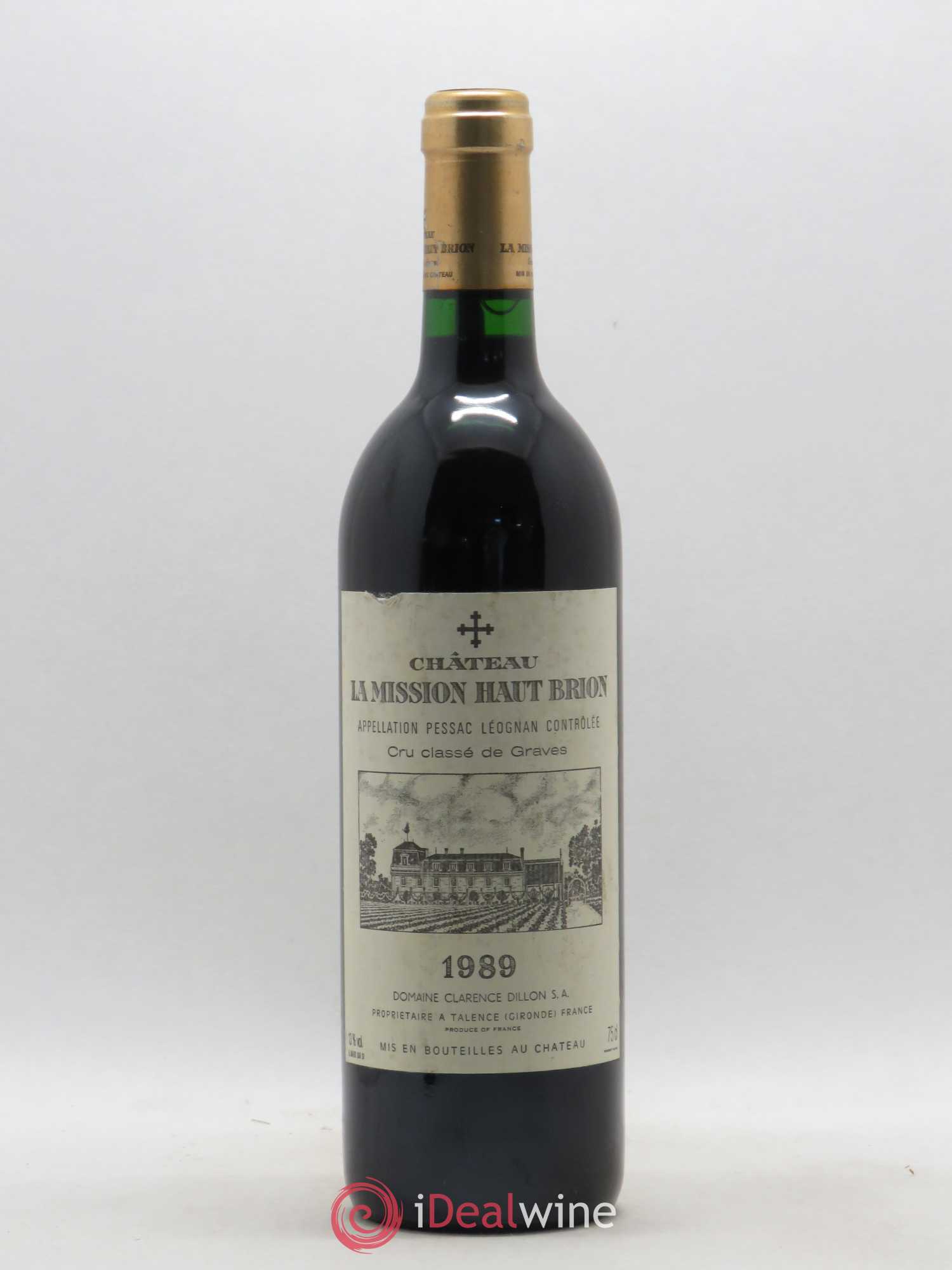Château la Mission Haut-Brion Cru Classé de Graves 1989 - Lot de 1 bouteille - 0