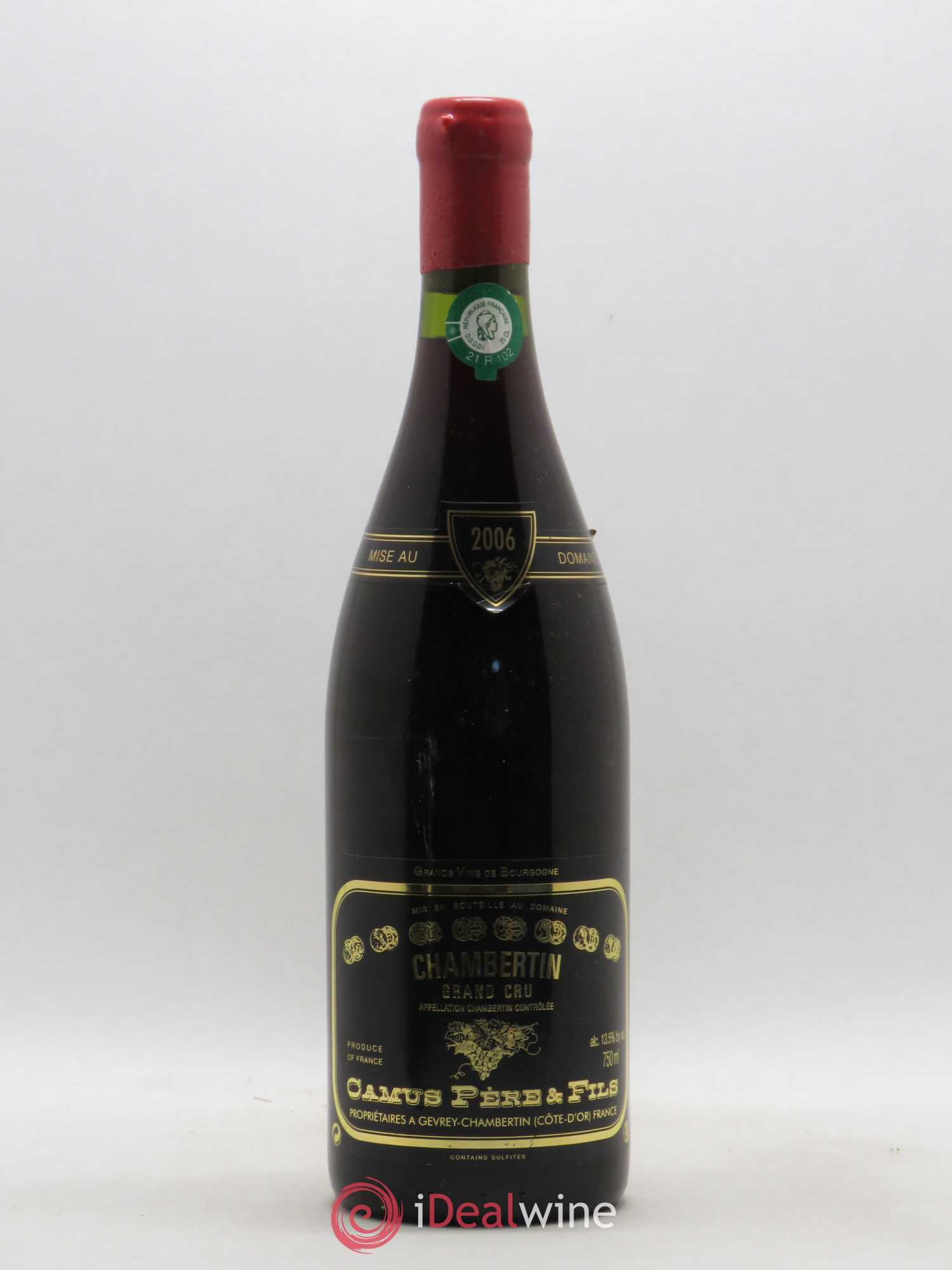 Chambertin Grand Cru Camus 2006 - Lot de 1 bouteille - 0