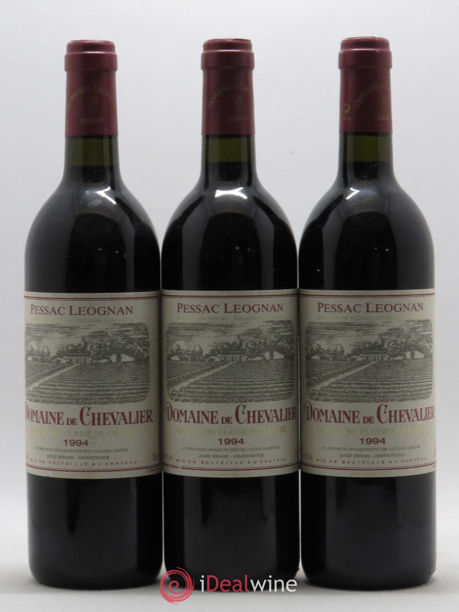 Domaine de Chevalier Cru Classé de Graves 1994 - Lot de 3 bouteilles - 0