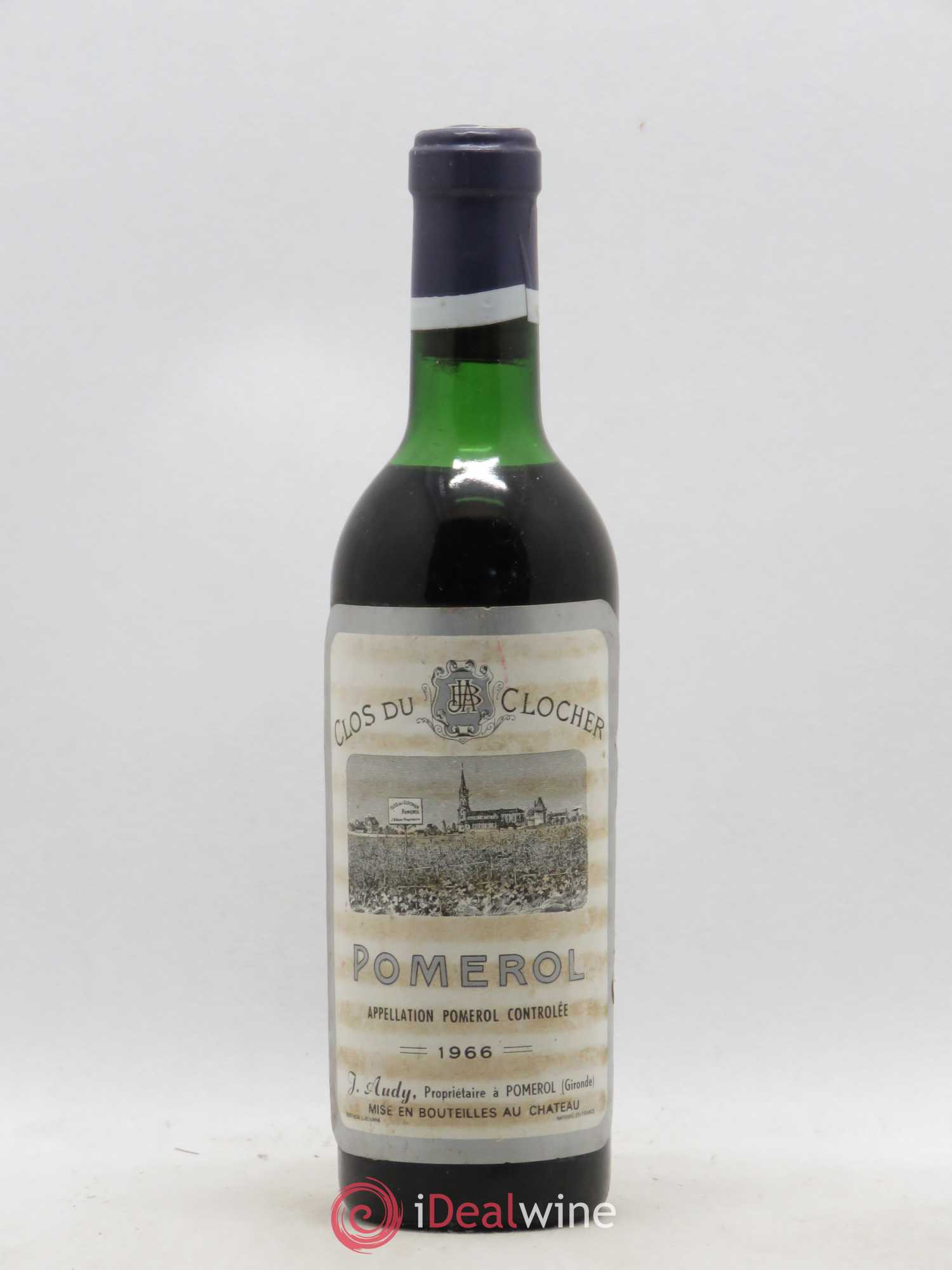 Clos du Clocher 1966 - Lot de 1 demi bouteille - 0