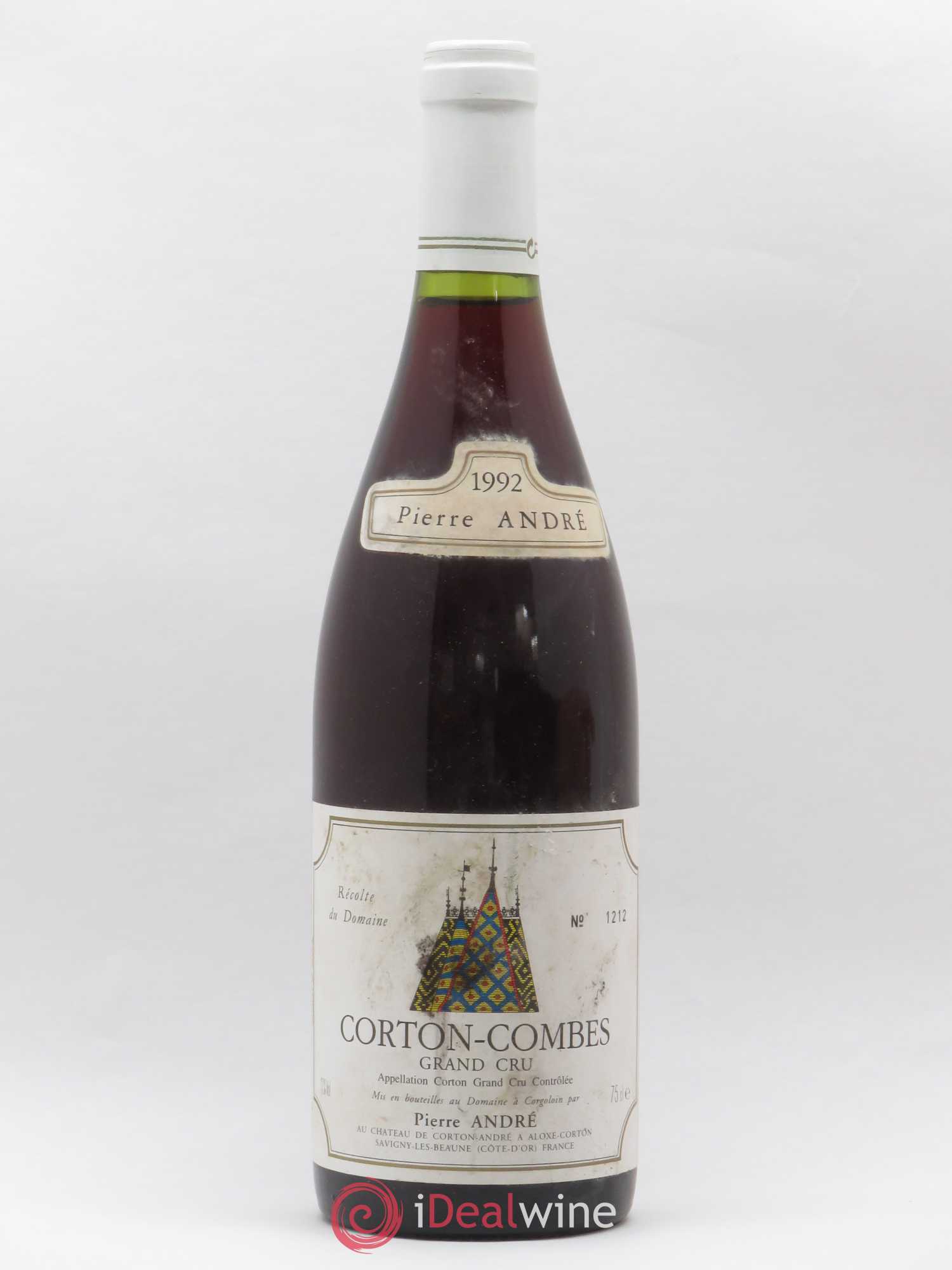 Corton Grand Cru Combes Domaine Pierre André 1992 - Lot de 1 bouteille - 0