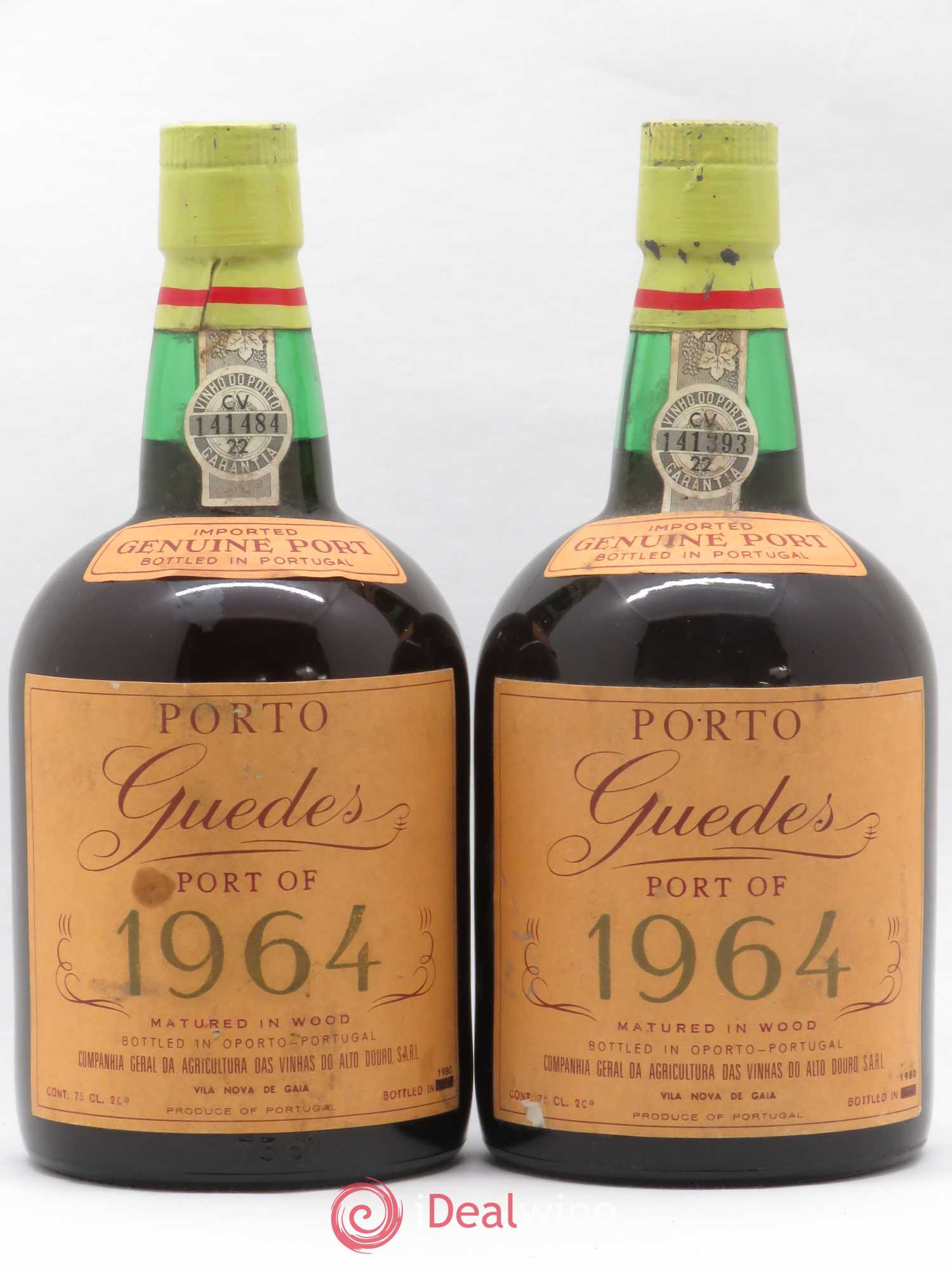 Porto Guedes 1964 - Posten von 2 Flaschen - 0