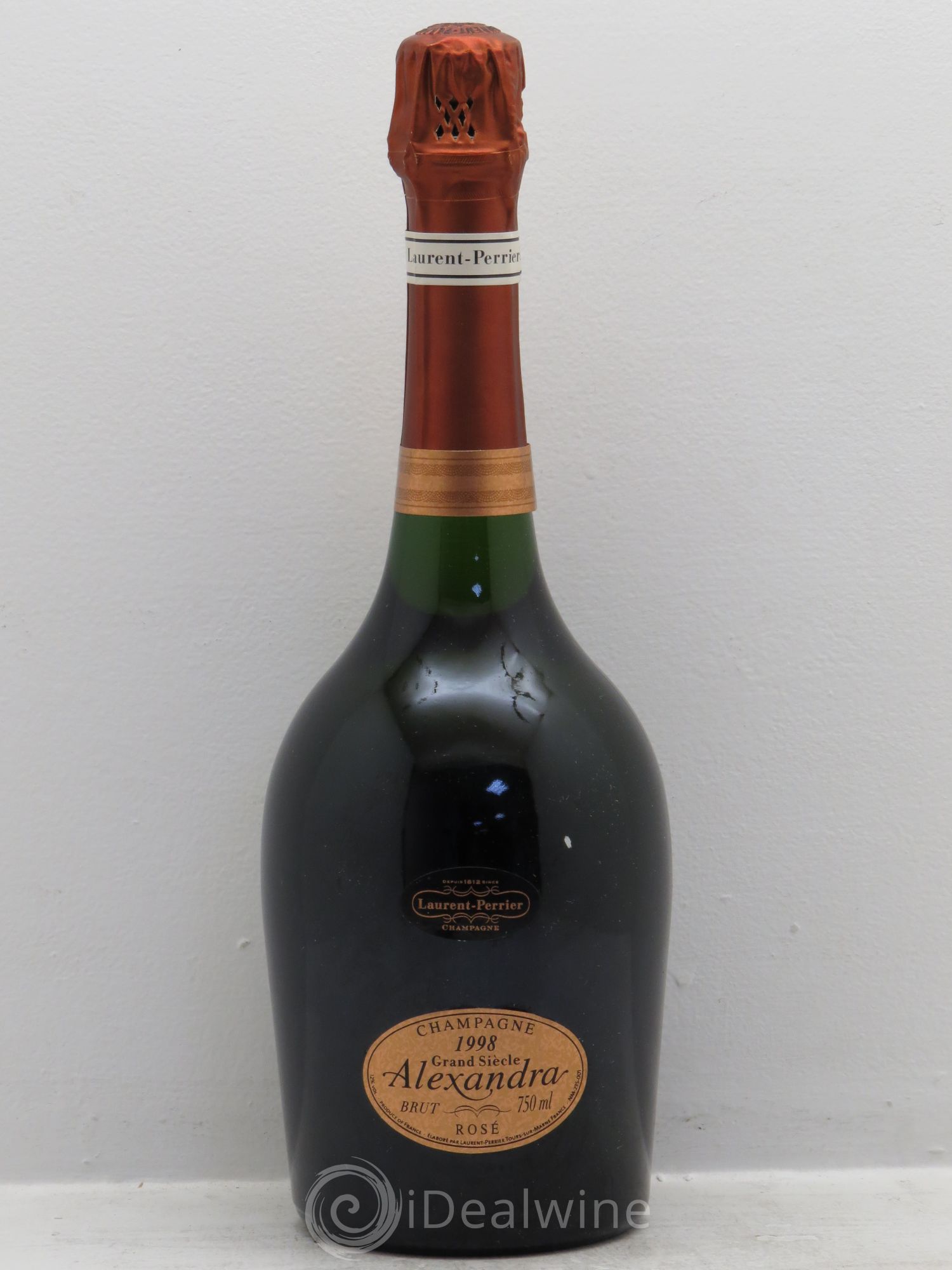 Champagne - Grand Siècle- Cuvée Alexandra- Laurent-Perrier 1998 - Lot de 1 bouteille - 0