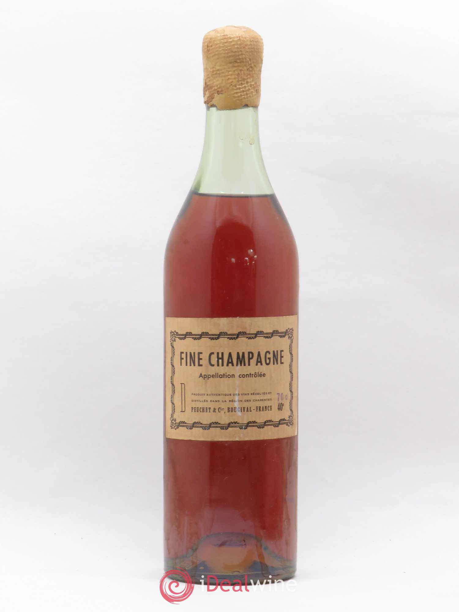 Cognac Fine Champagne Peuchet - Posten von 1 Flasche - 0