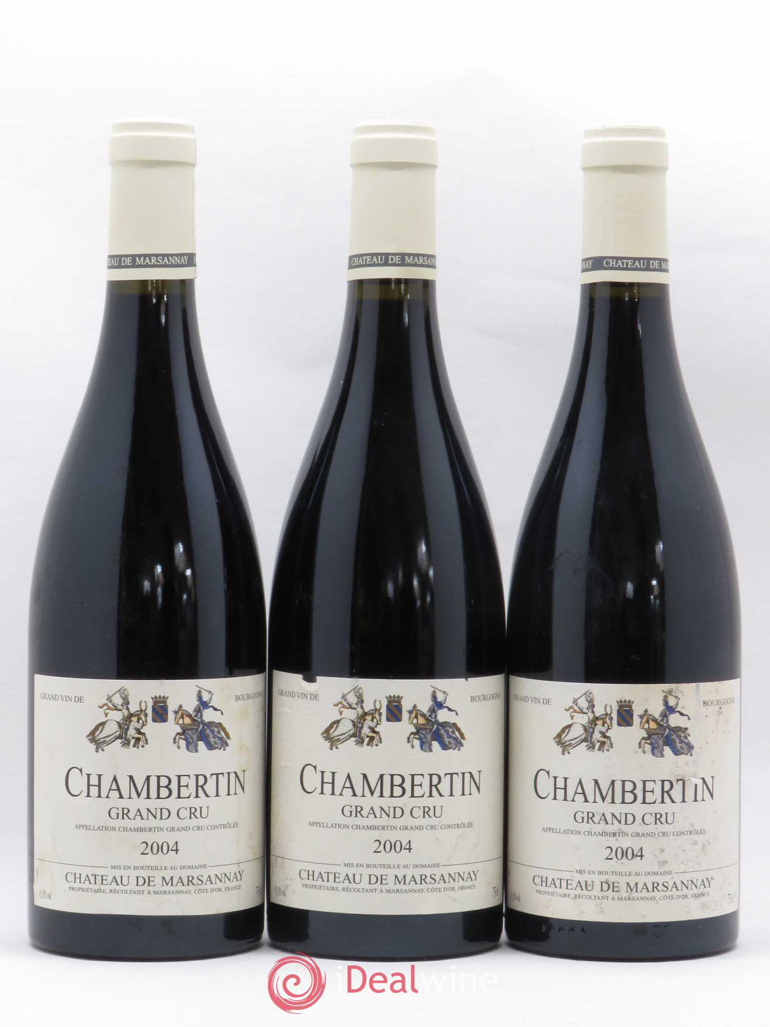 Chambertin Grand Cru Château de Marsannay 2004 - Lot de 3 bouteilles - 0