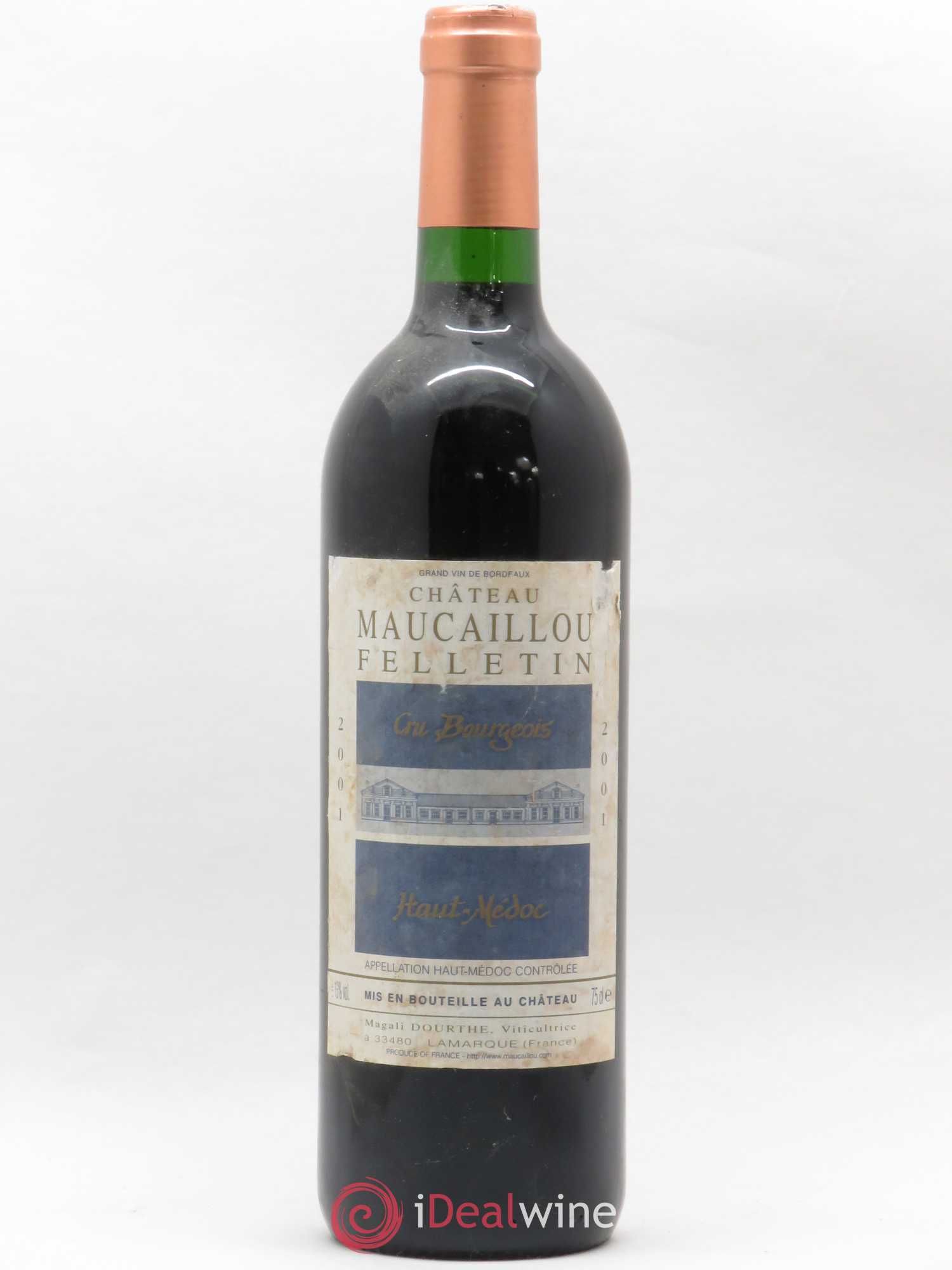 Haut Médoc Maucaillou Felletin 2001 - Posten von 1 Flasche - 0