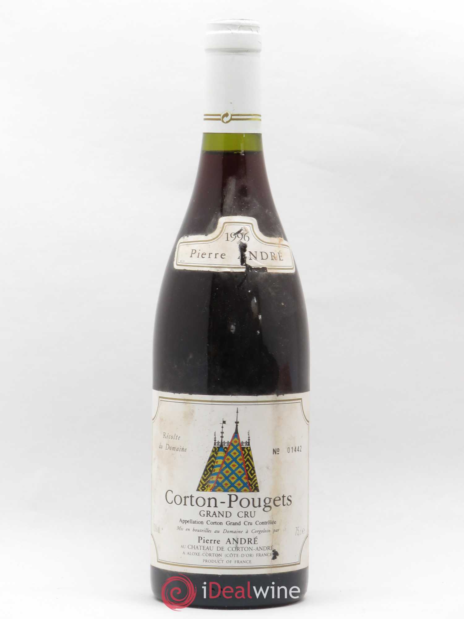 Corton Grand Cru Pougets Pierre André (sans prix de réserve) 1996 - Posten von 1 Flasche - 0