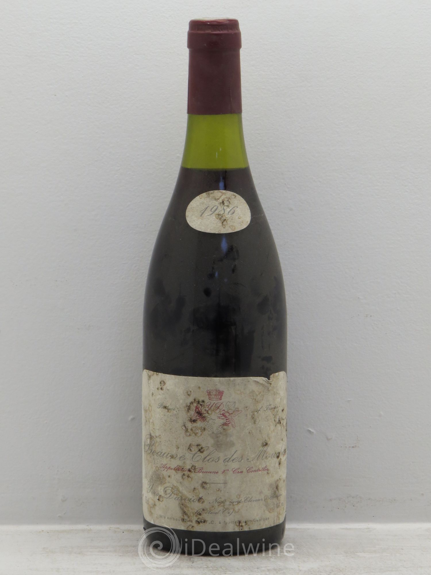 Beaune 1er Cru Domaine Yves Darviot 1986 - Posten von 1 Flasche - 0