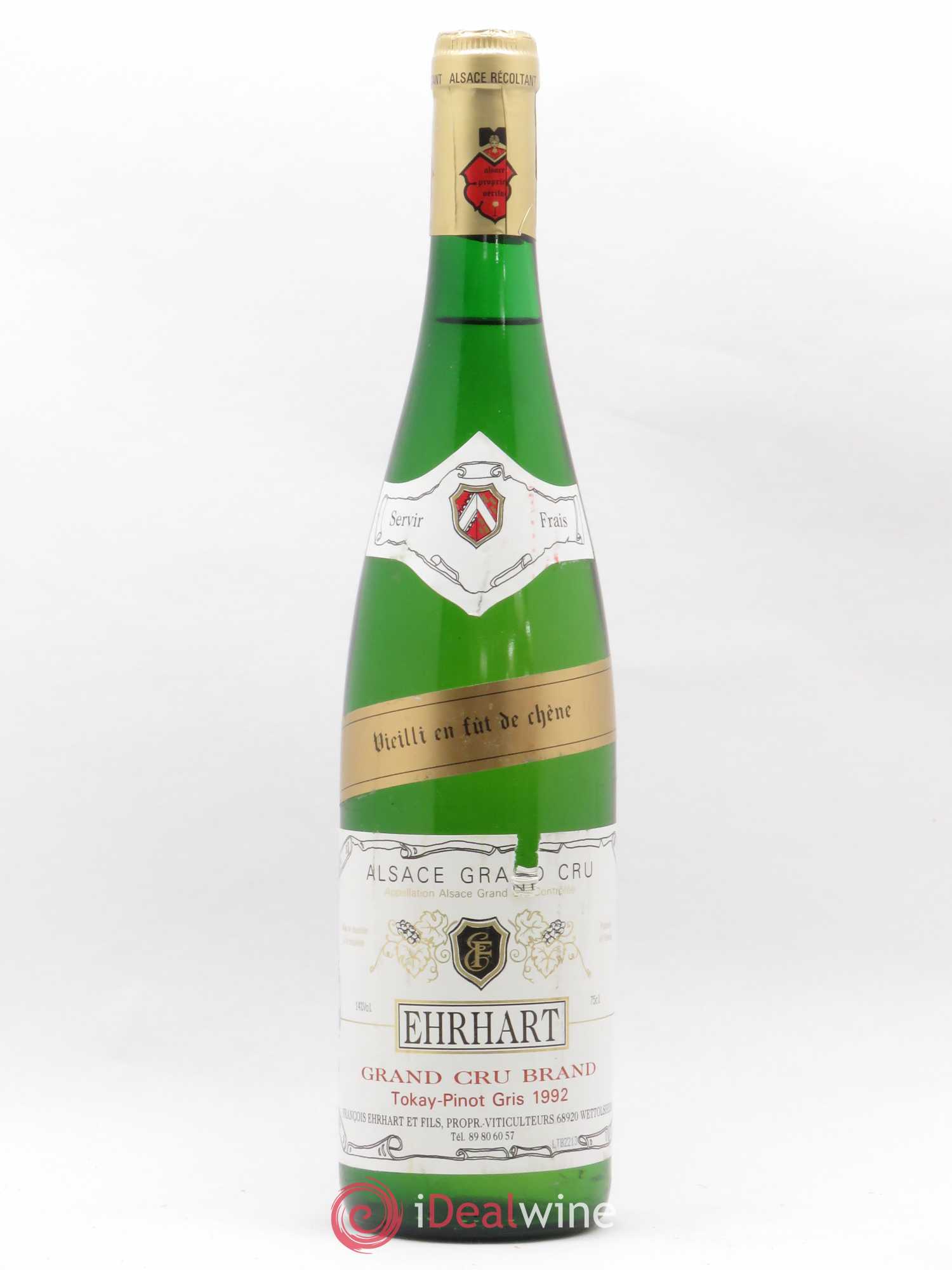 Pinot Gris Grand Cru Brand Ehrhart 1992 - Posten von 1 Flasche - 0