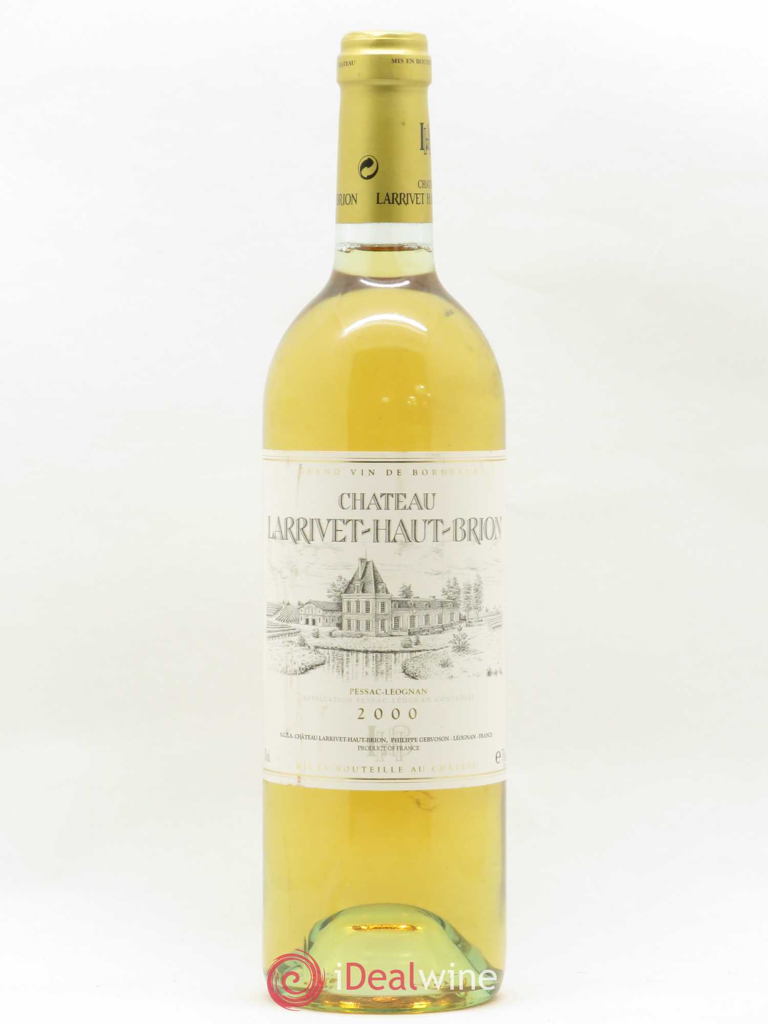 Château Larrivet Haut-Brion 2000 - Lot de 1 bouteille - 0