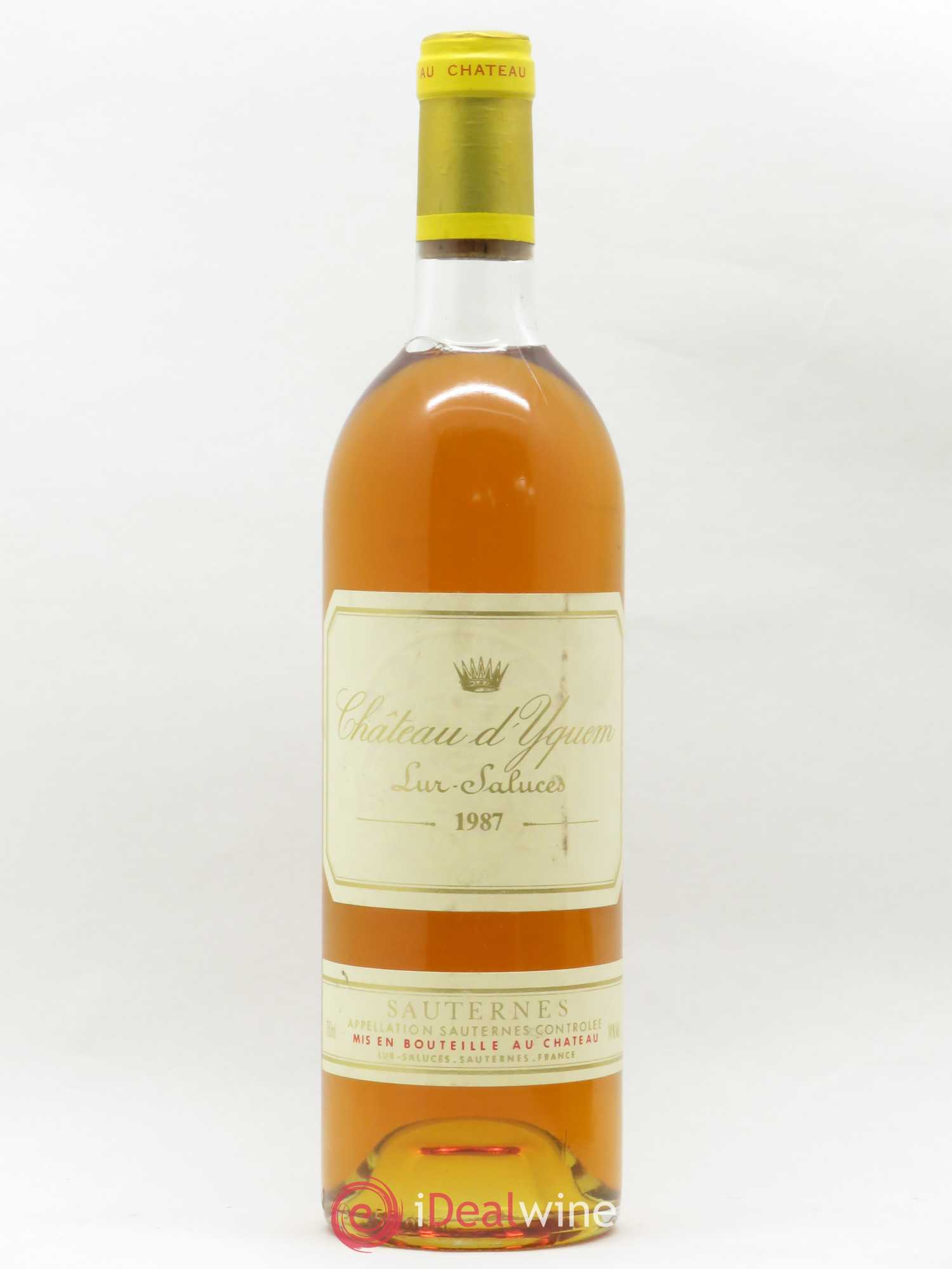 Château d' Yquem 1er Cru Classé Supérieur 1987 - Lotto di 1 bottiglia - 0