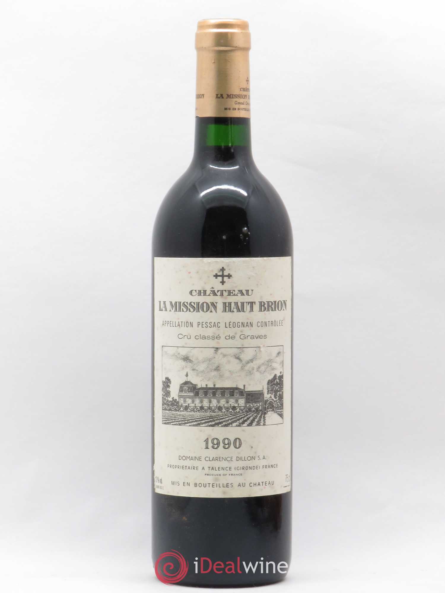 Château la Mission Haut-Brion Cru Classé de Graves 1990 - Lot de 1 bouteille - 0