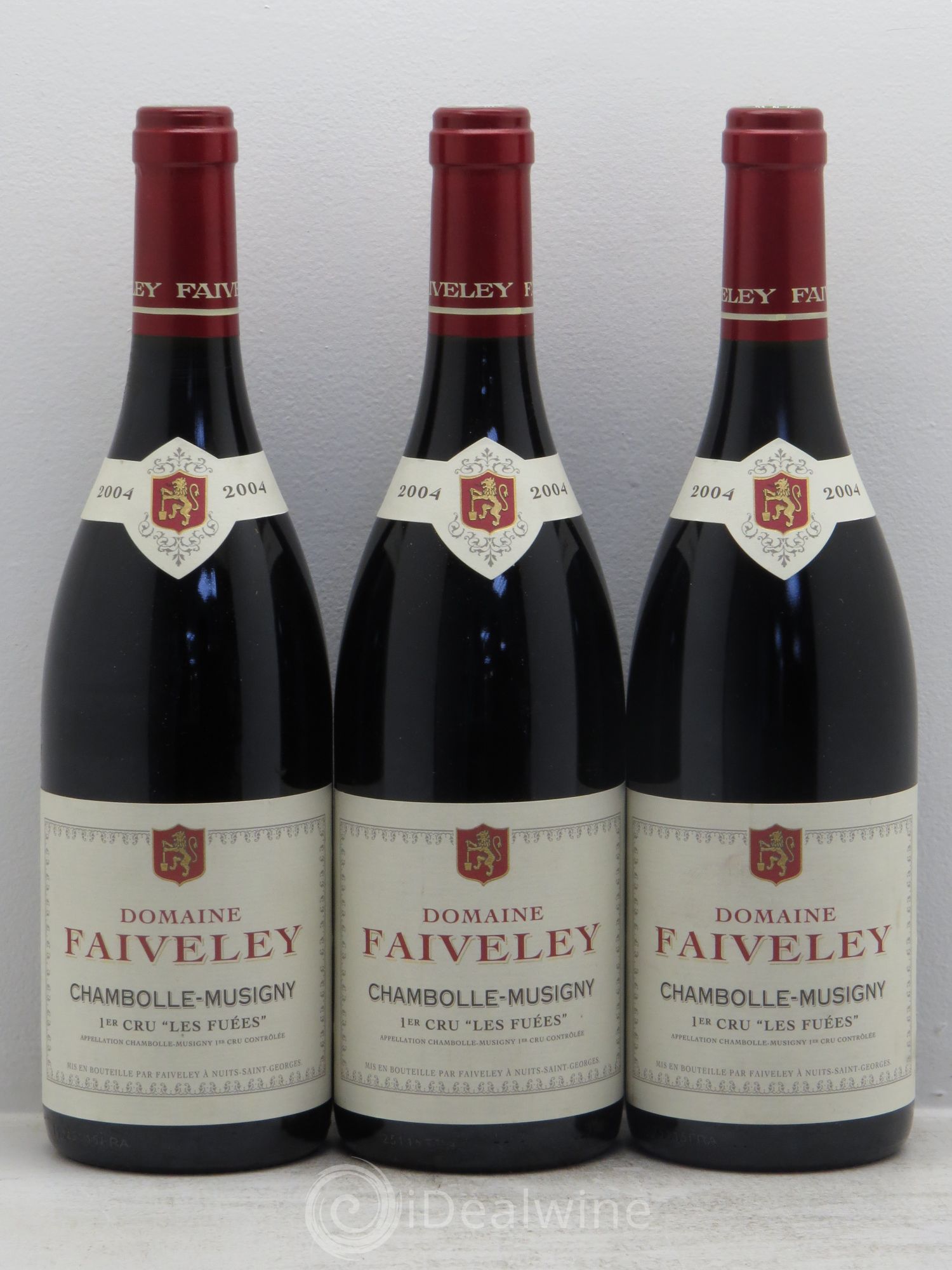 Chambolle-Musigny 1er Cru Les Fuées Faiveley 2004 - Lot de 3 bouteilles - 0