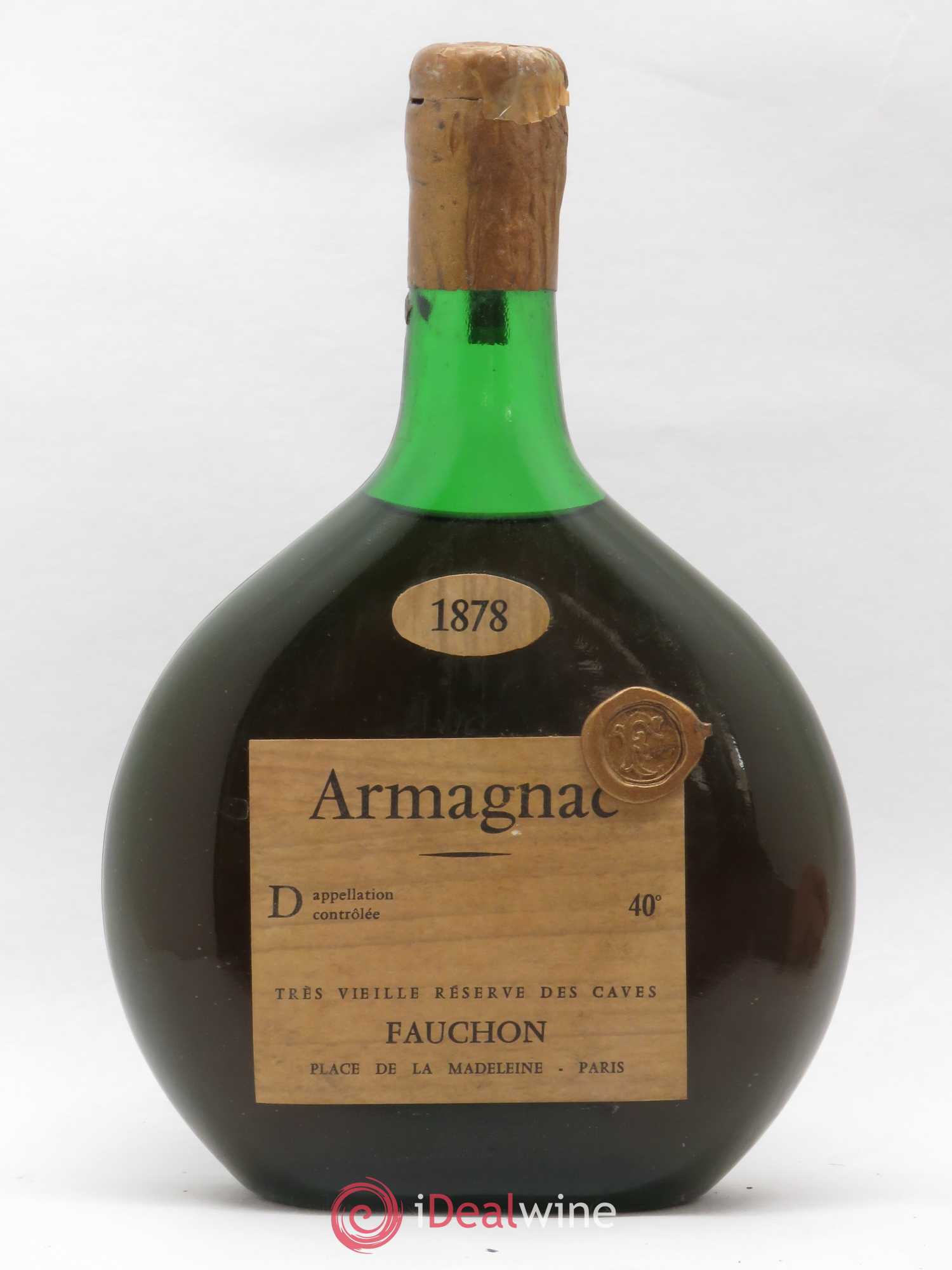 Armagnac 1878 - Posten von 1 Flasche - 0