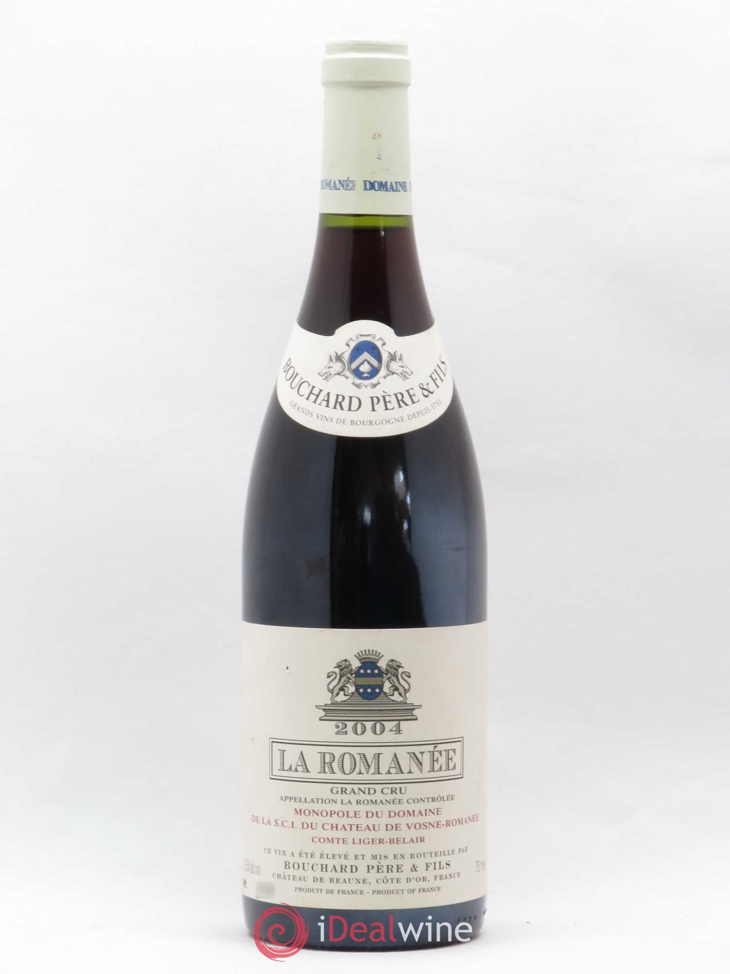 La Romanée Grand Cru Comte Liger-Belair (Domaine du) Bouchard 2004 - Lot de 1 bouteille - 0