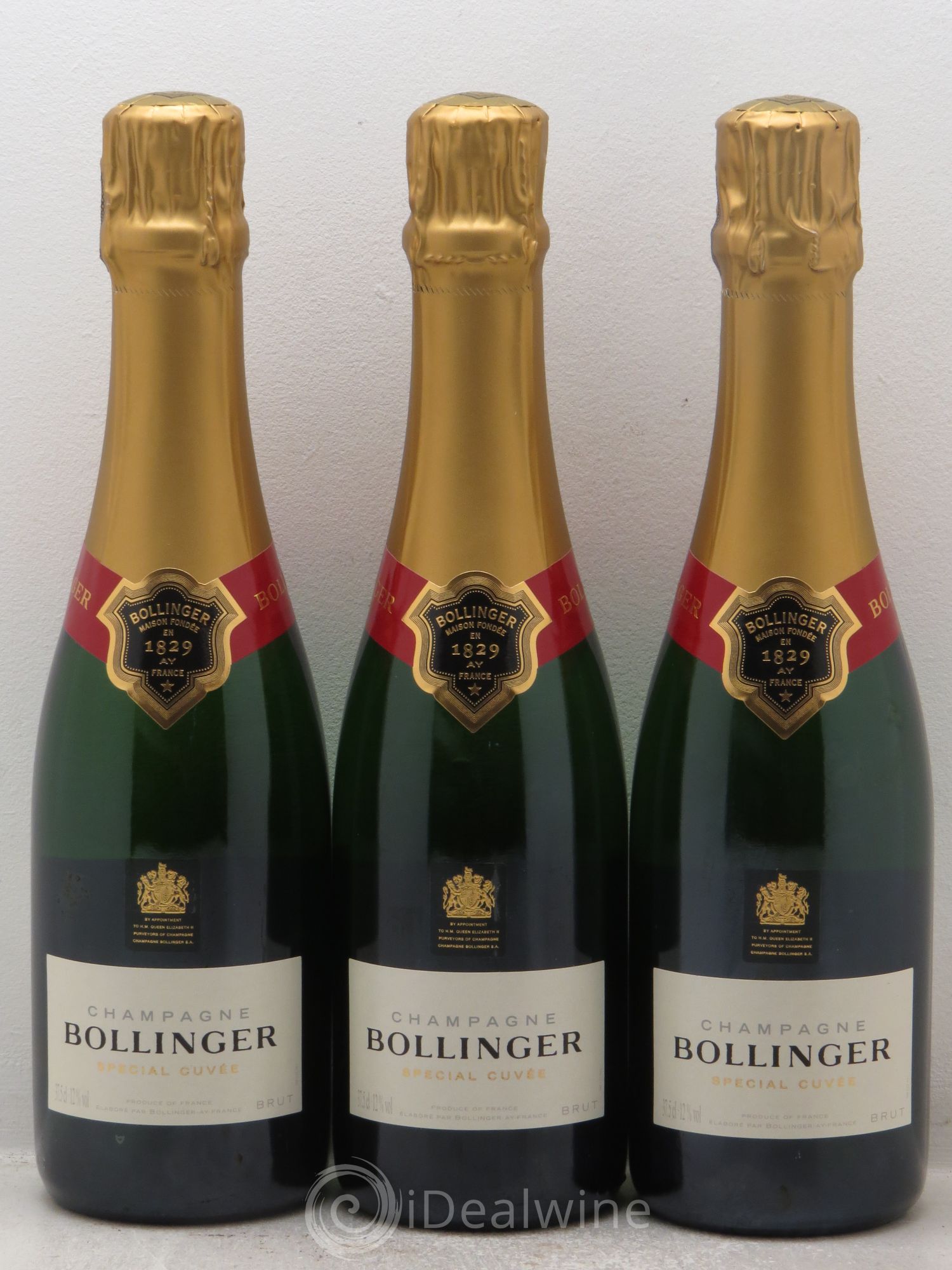 Special Cuvée Brut Bollinger - Lot of 3 half-bottles - 0