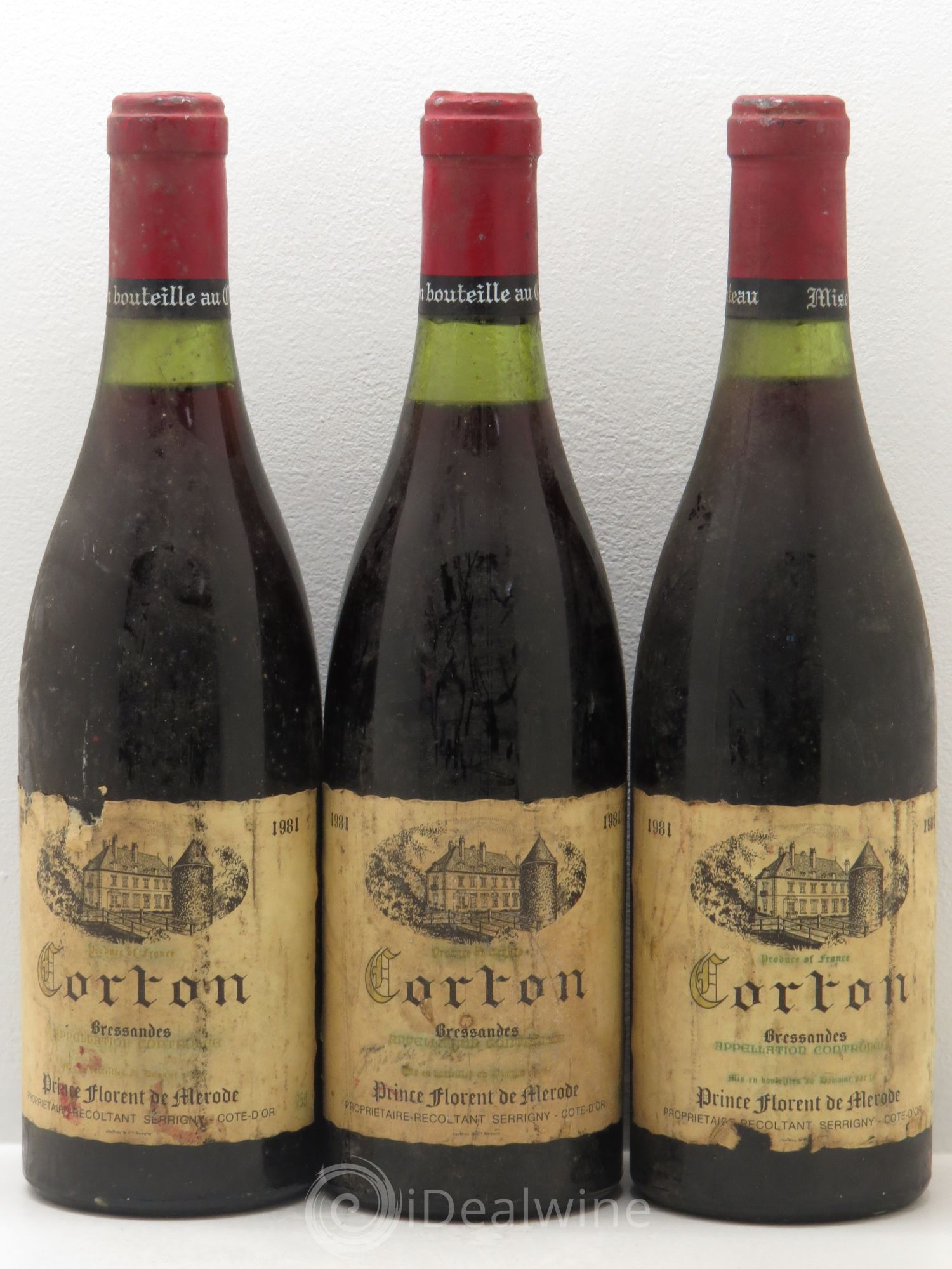 Corton Grand Cru 1981 - Lot de 3 bouteilles - 0