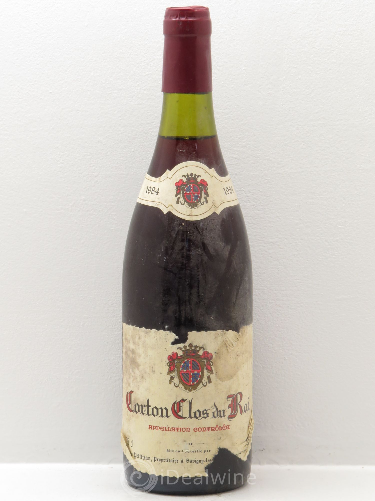 Corton Grand Cru L.Petitjean 1984 - Lot de 6 bouteilles - 0