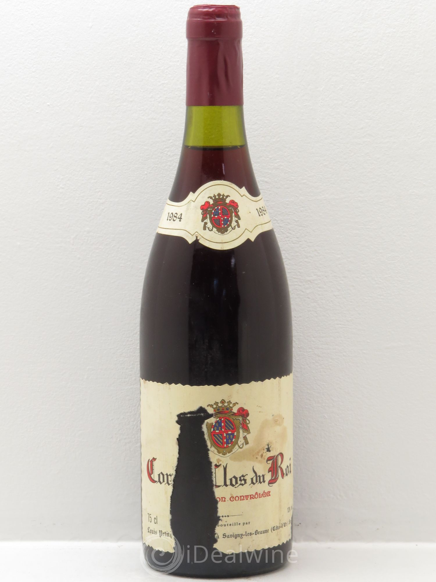 Corton Grand Cru L.Petitjean (sans prix de réserve) 1984 - Posten von 1 Flasche - 0