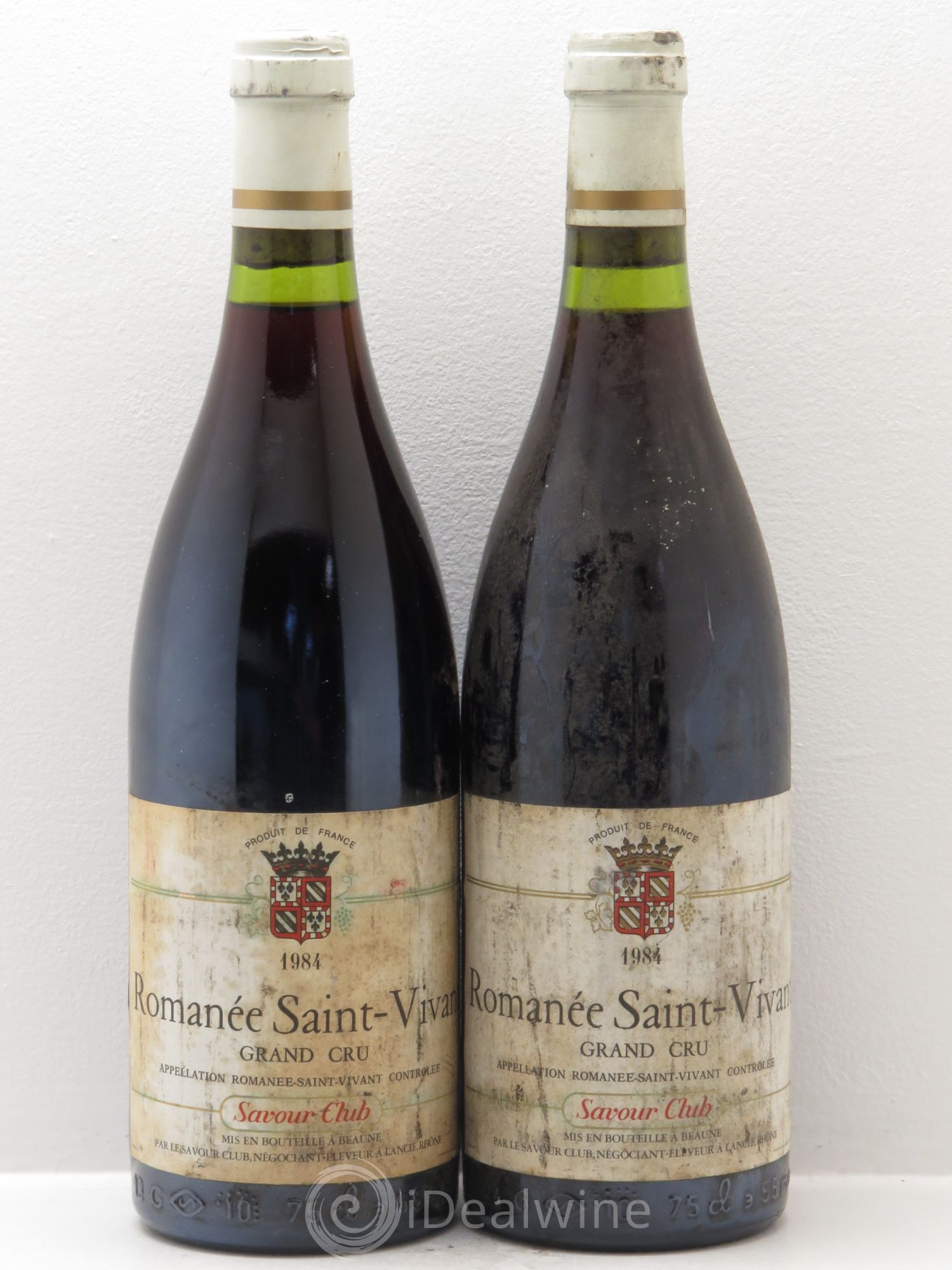 Romanée-Saint-Vivant Grand Cru Savour Club 1984 - Lot de 2 bouteilles - 0