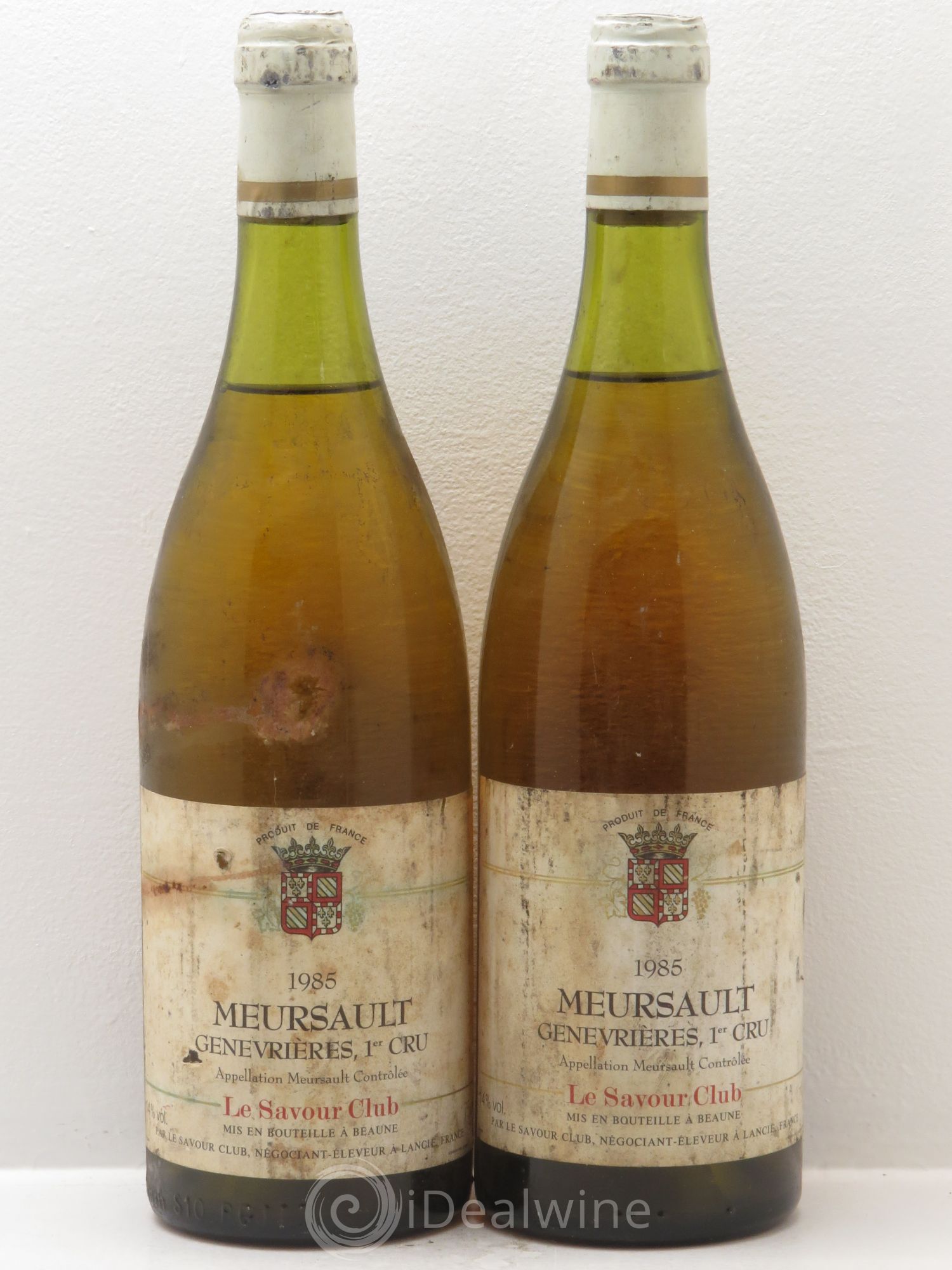 Meursault 1er Cru Savour Club 1985 - Lot de 2 bouteilles - 0