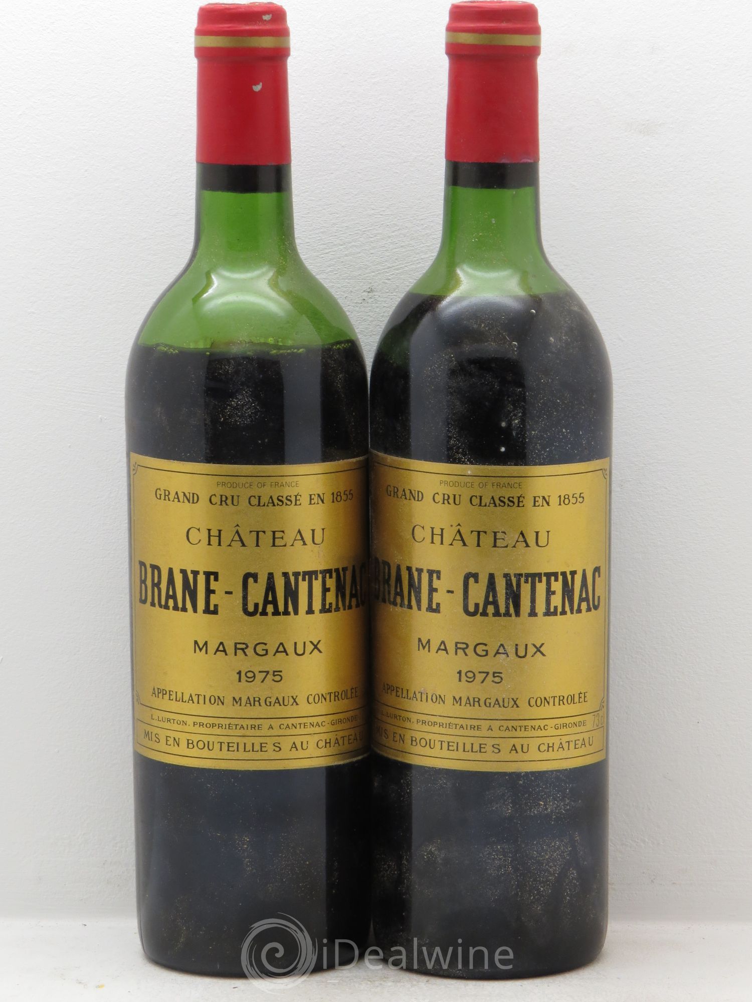 Château Brane Cantenac 2ème Grand Cru Classé 1975 - Lot de 2 bouteilles - 0