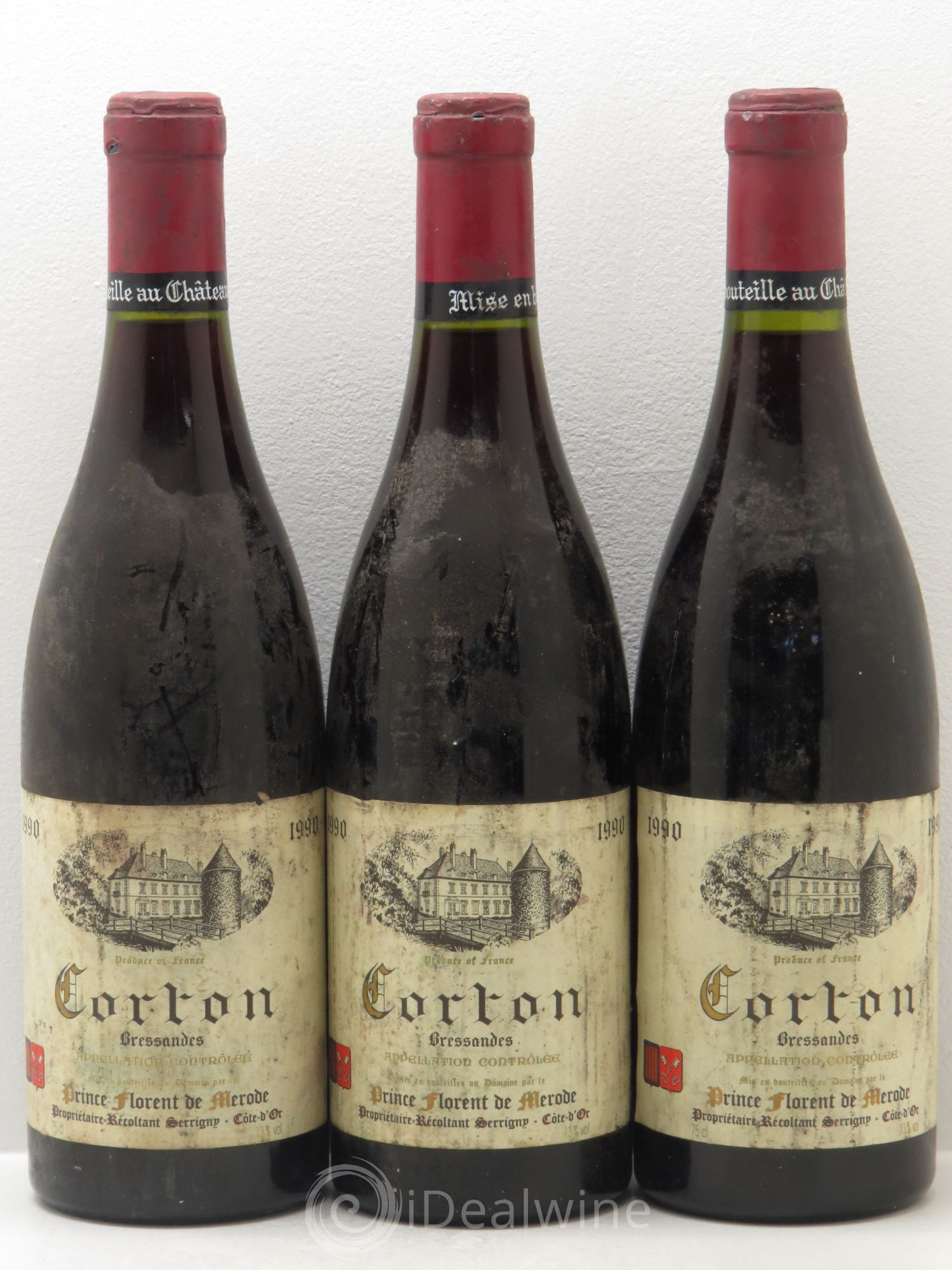 Corton Grand Cru 1990 - Lot de 3 bouteilles - 0