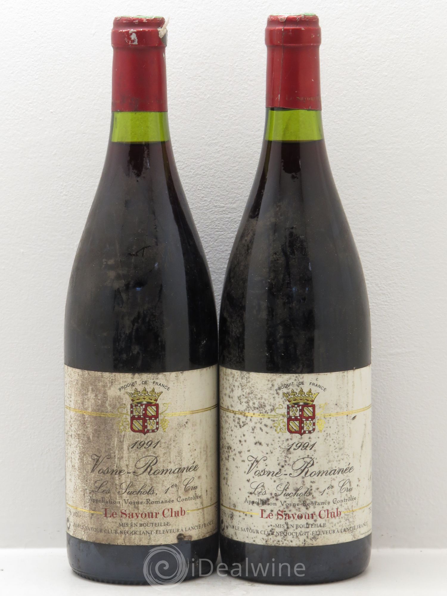Vosne-Romanée 1er Cru Savour Club 1991 - Lot de 2 bouteilles - 0